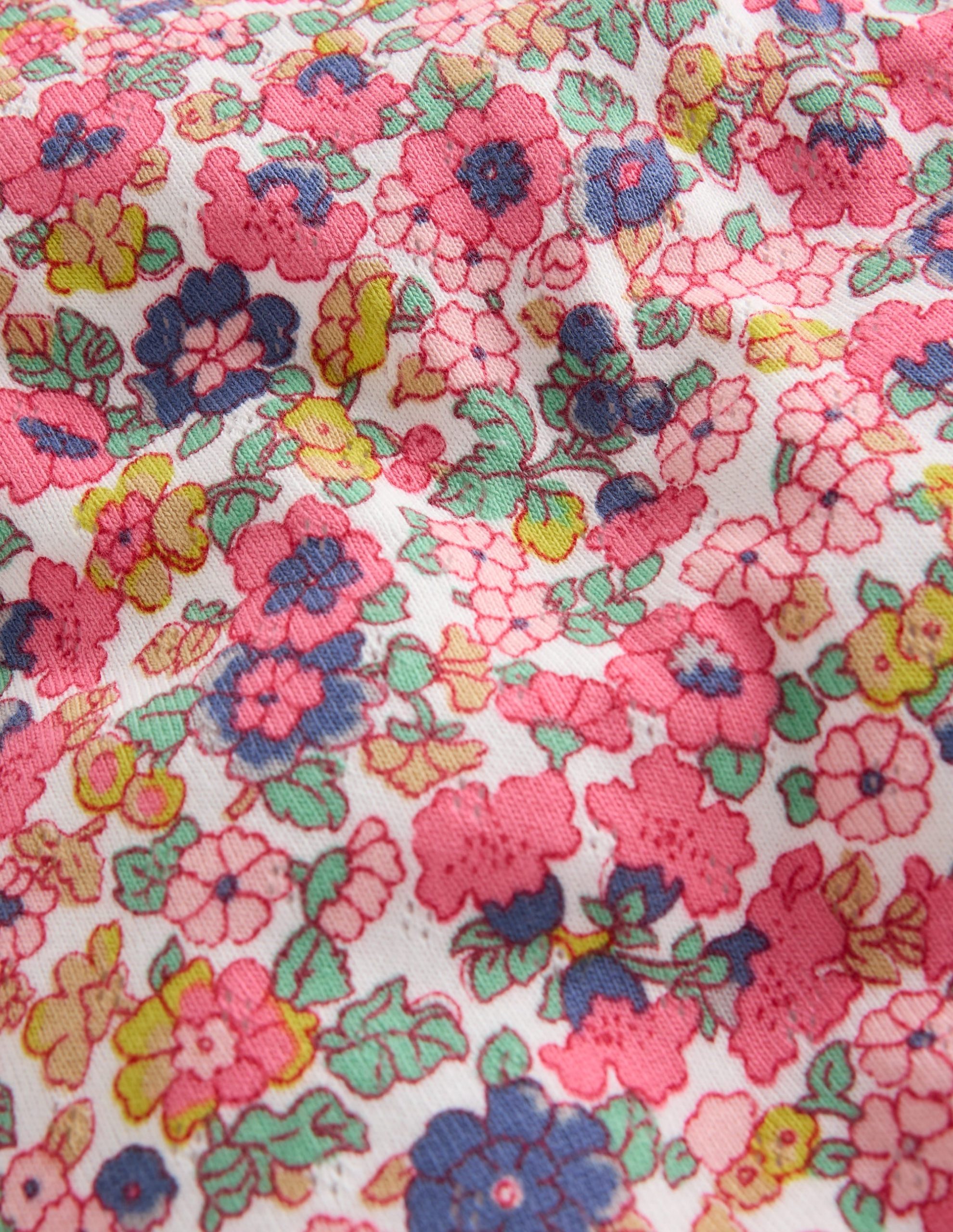 Cotton Pointelle Set-Multi Ditsy Floral - Image 3