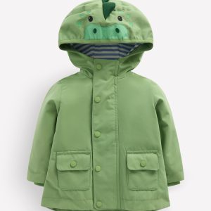 Shower Resistant Fisherman-Green Dinosaur
