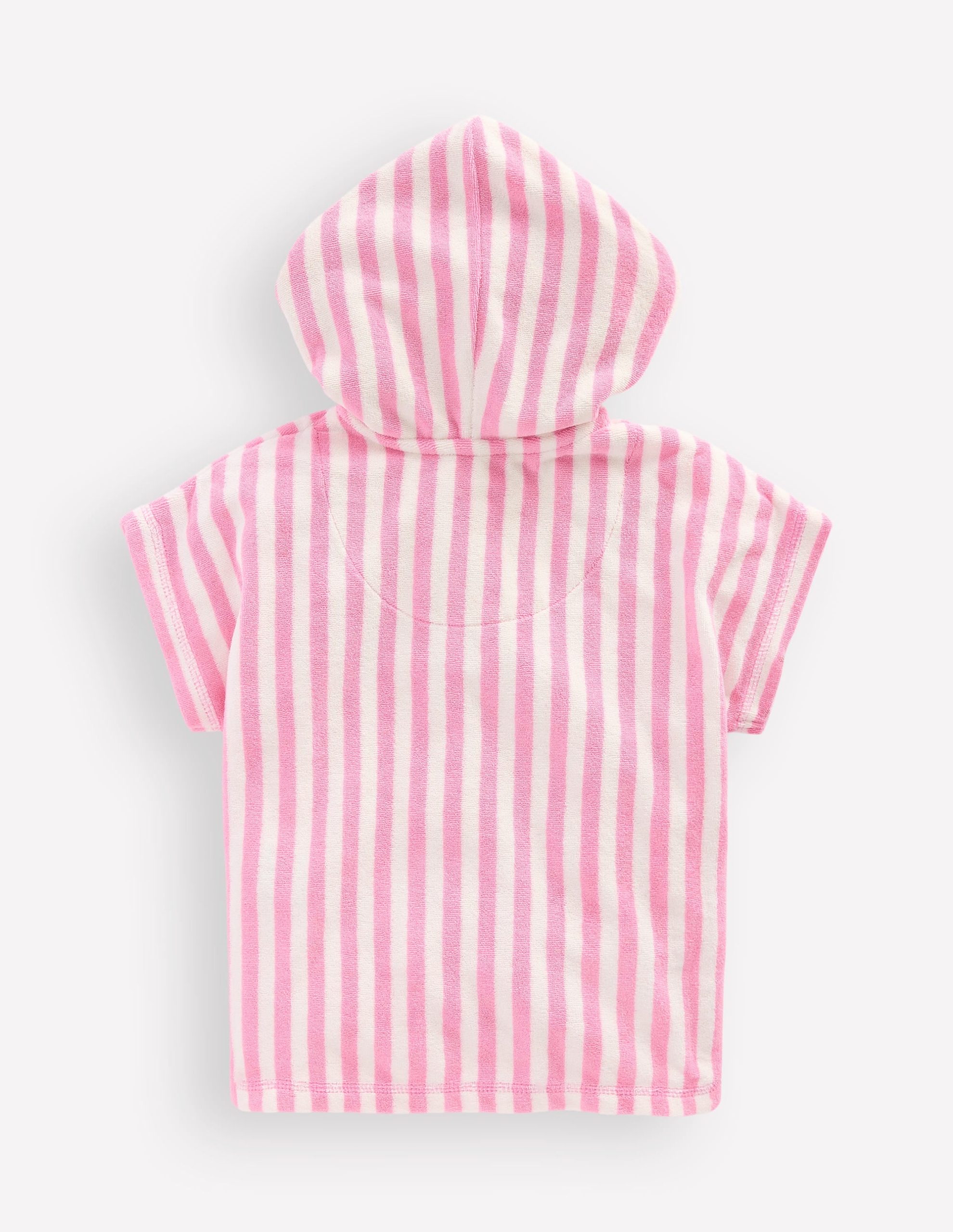 Novelty Towelling Throw-on-Pink Flower - Image 2