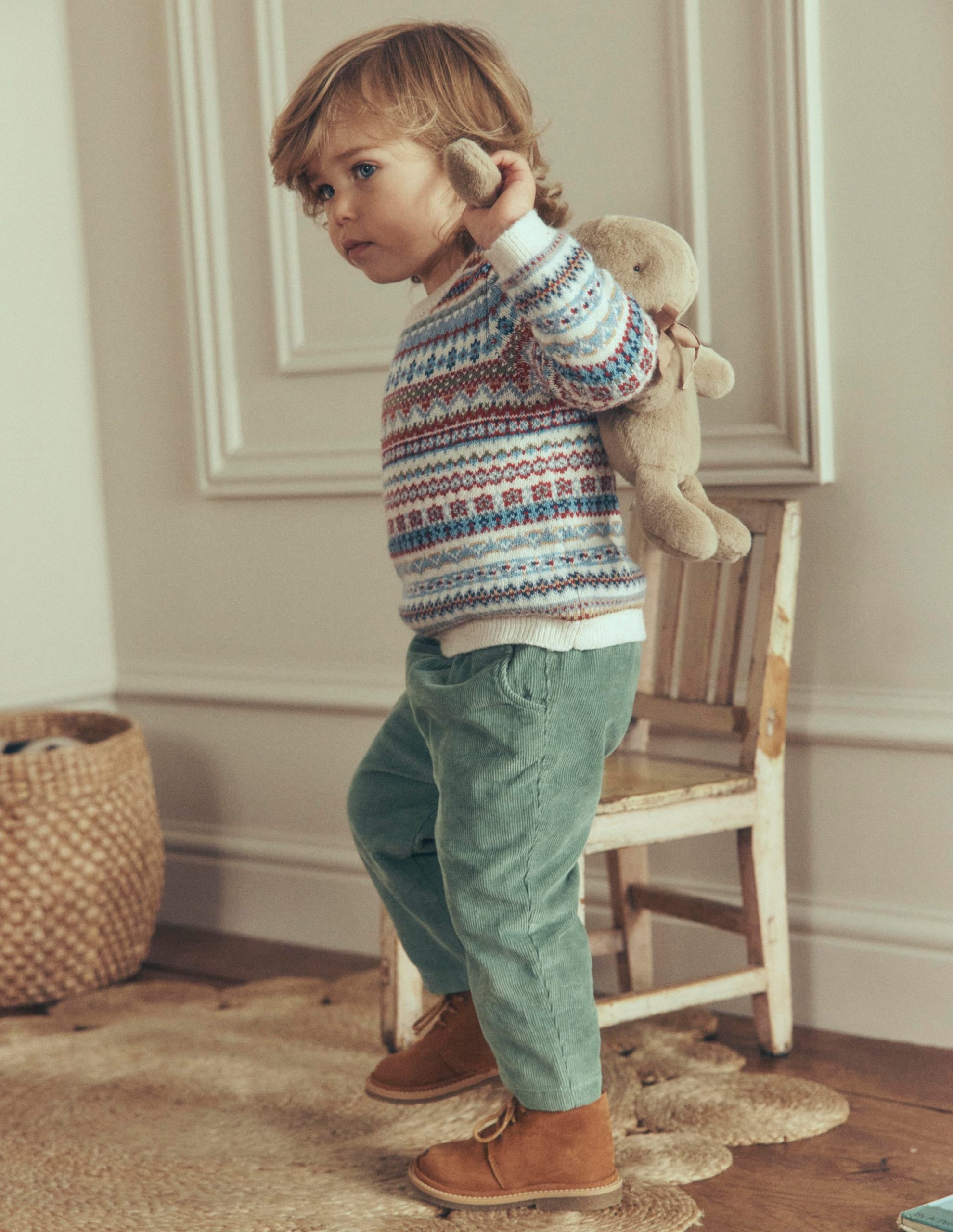 Fair isle Sweater-Multi Soft Fair Isle - Image 2