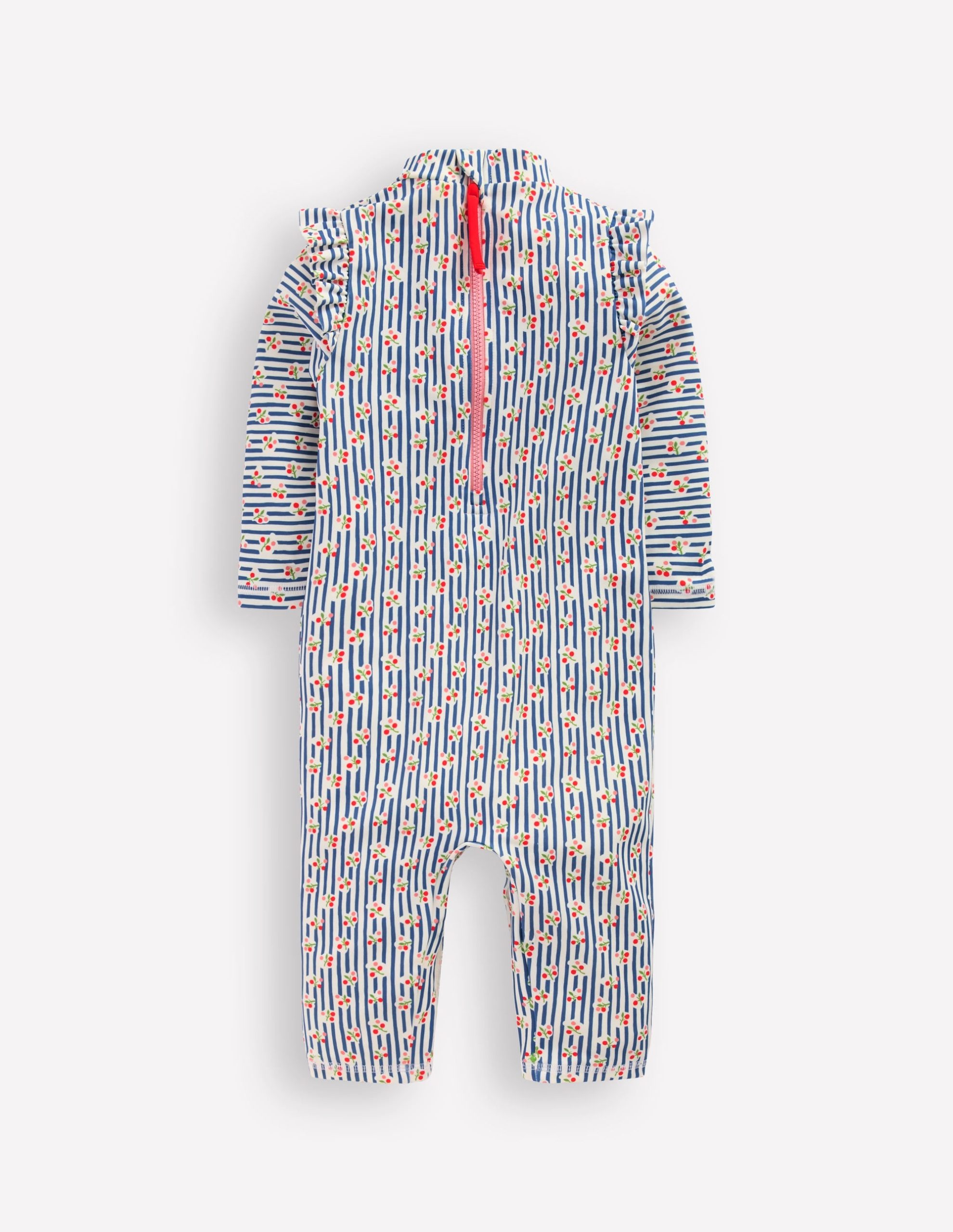 Sun Safe Surfsuit-Stripe Cherries - Image 2
