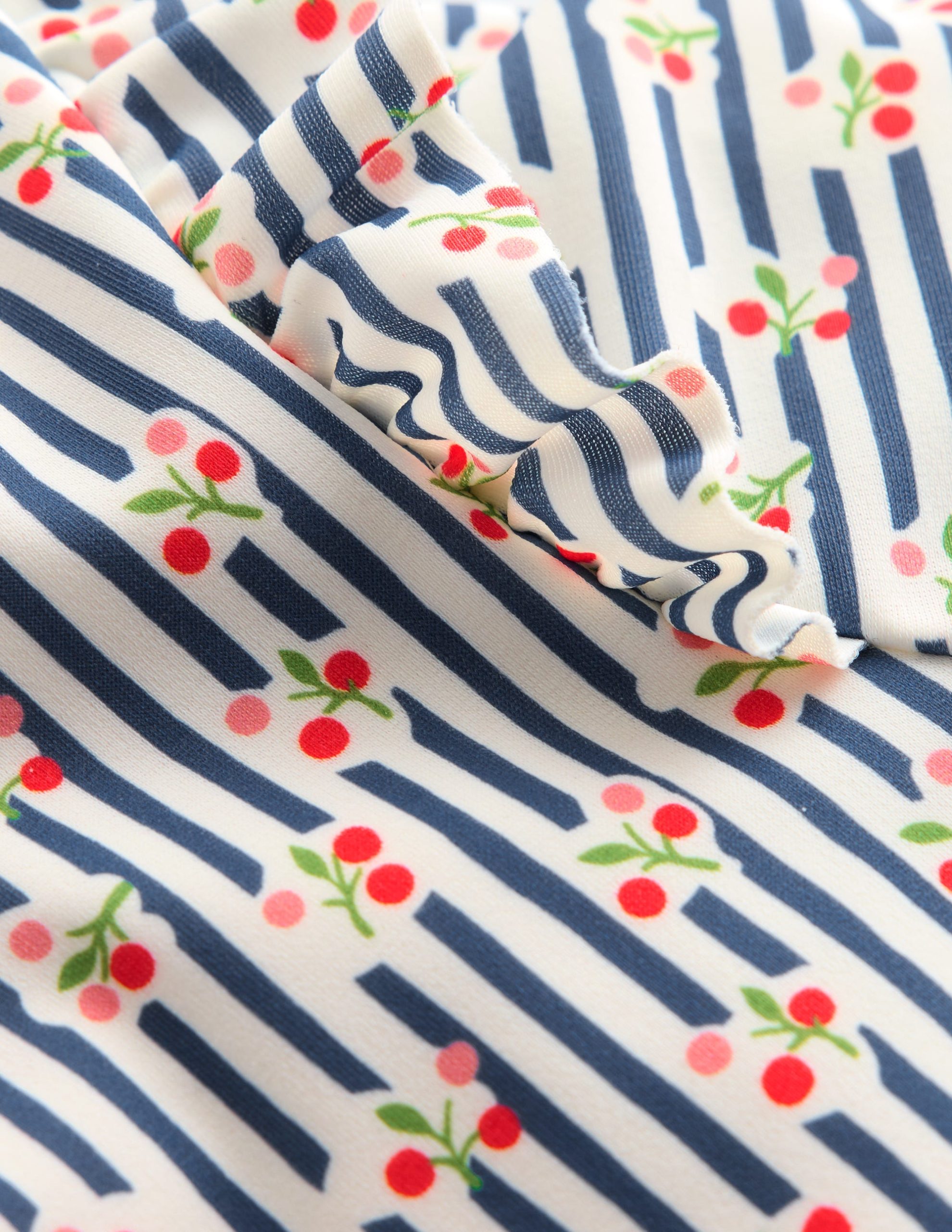 Sun Safe Surfsuit-Stripe Cherries - Image 3