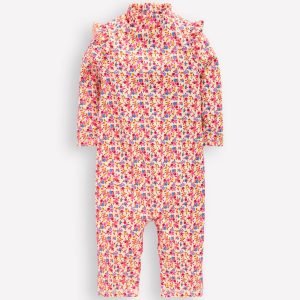 Sun Safe Surfsuit-Pink Ditsy Floral