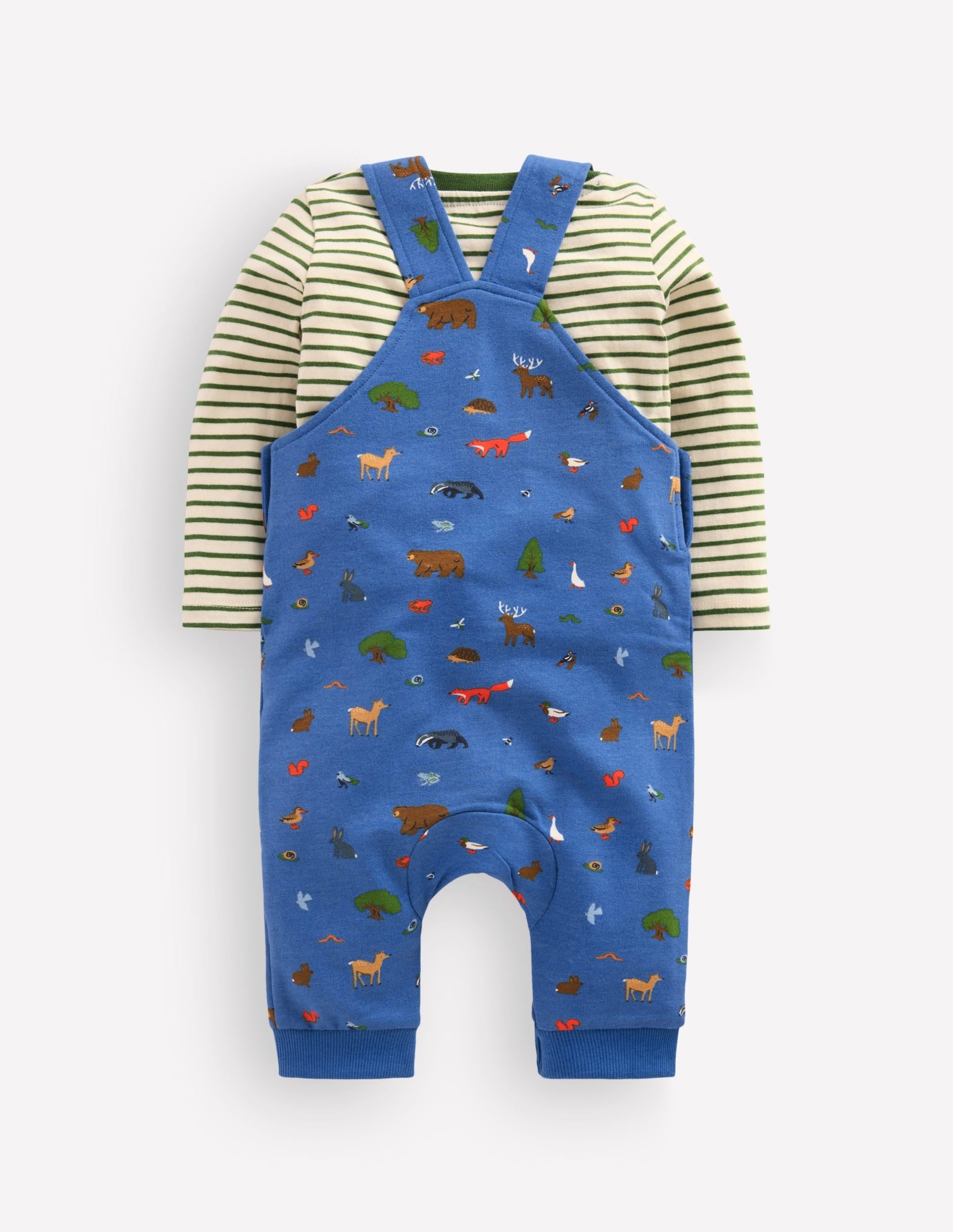 Jersey Overalls Set-Blue Woodland - Image 2
