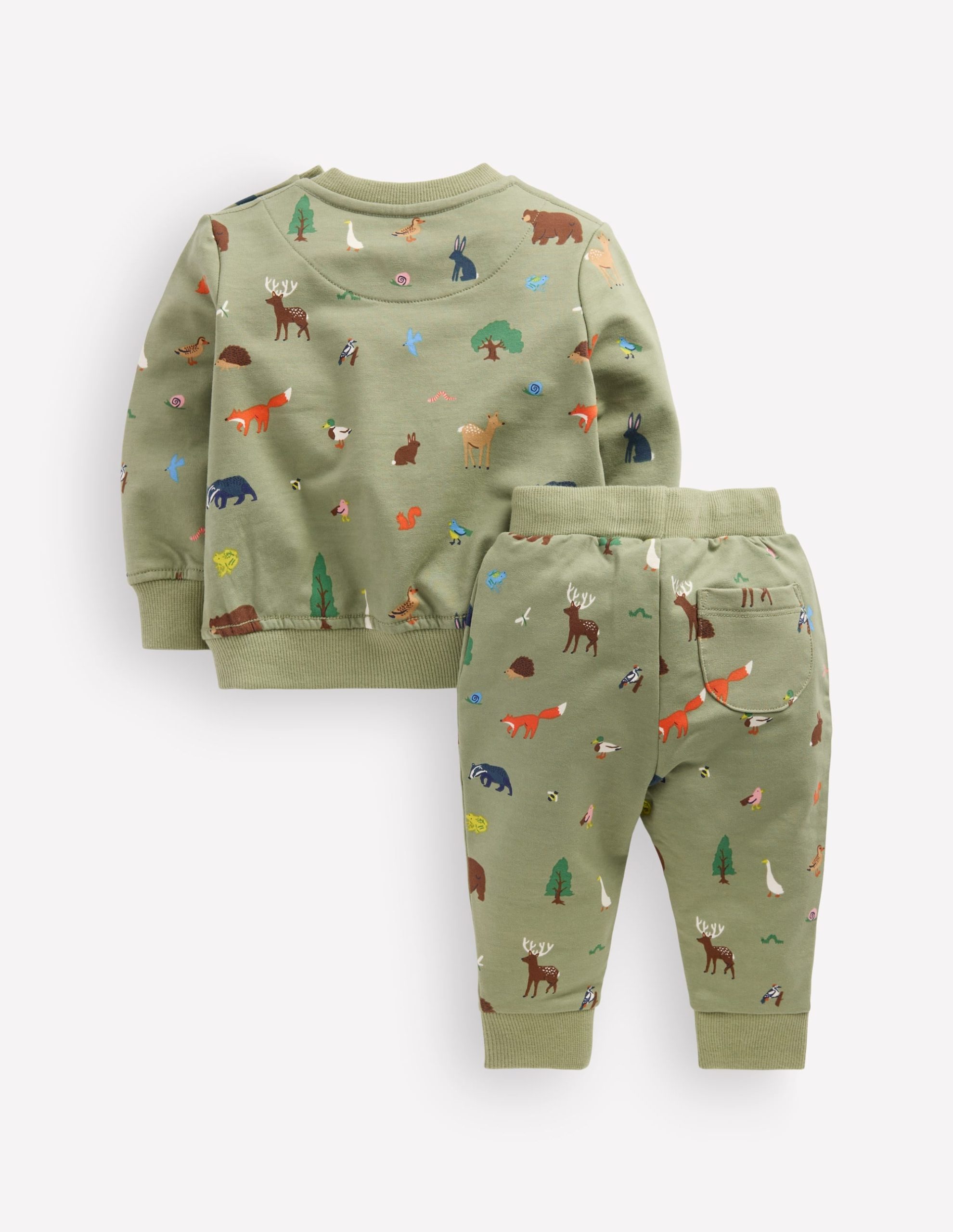Sweatshirt Play Set-Green Woodland Animals - Image 2