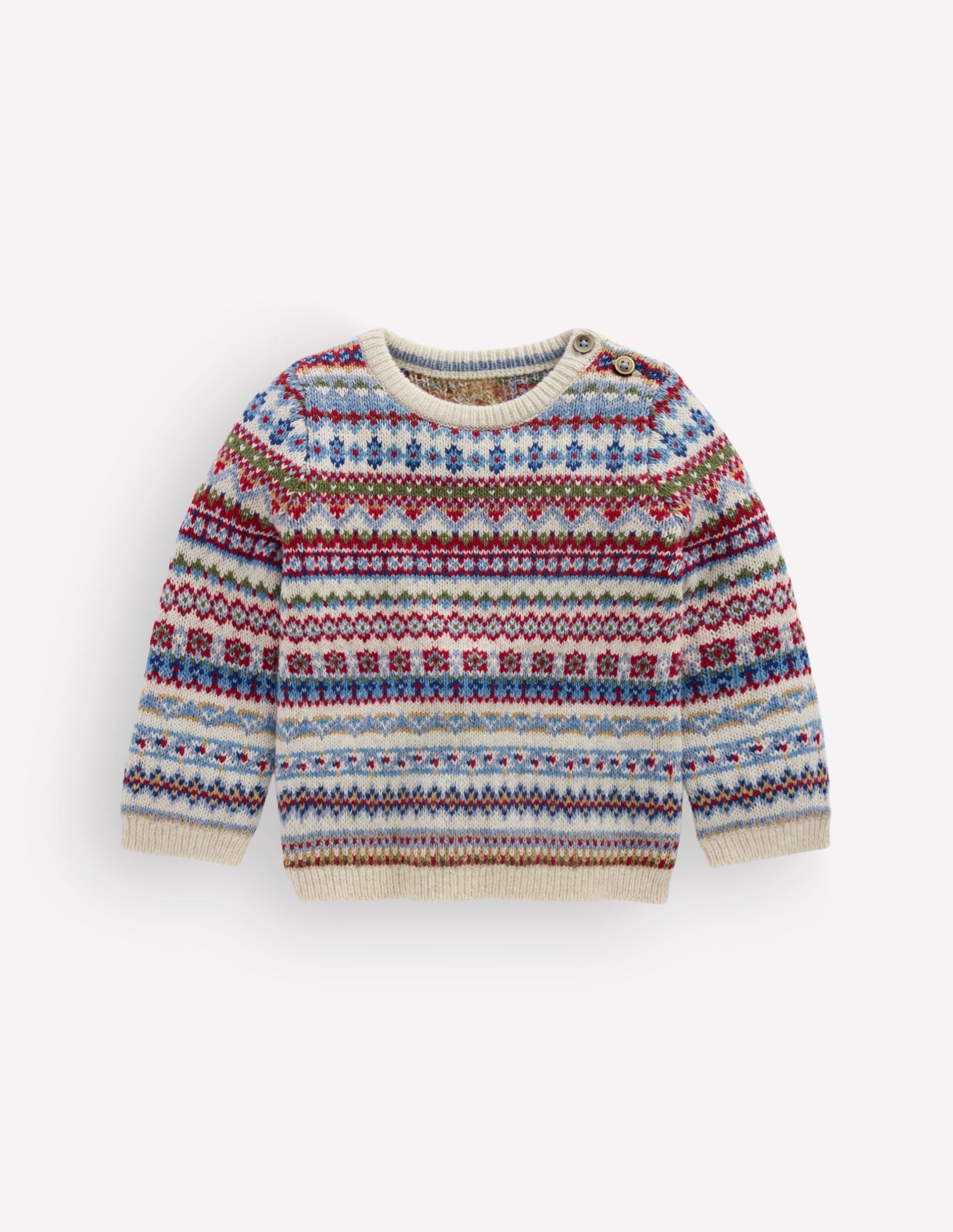 Fair isle Sweater-Multi Soft Fair Isle - Image 3