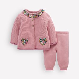 Pretty Knitted Play Set-Vintage Pink Marl