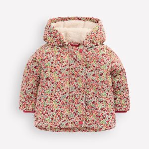 3-in-1 Shower Resistant Coat-Poppy Field
