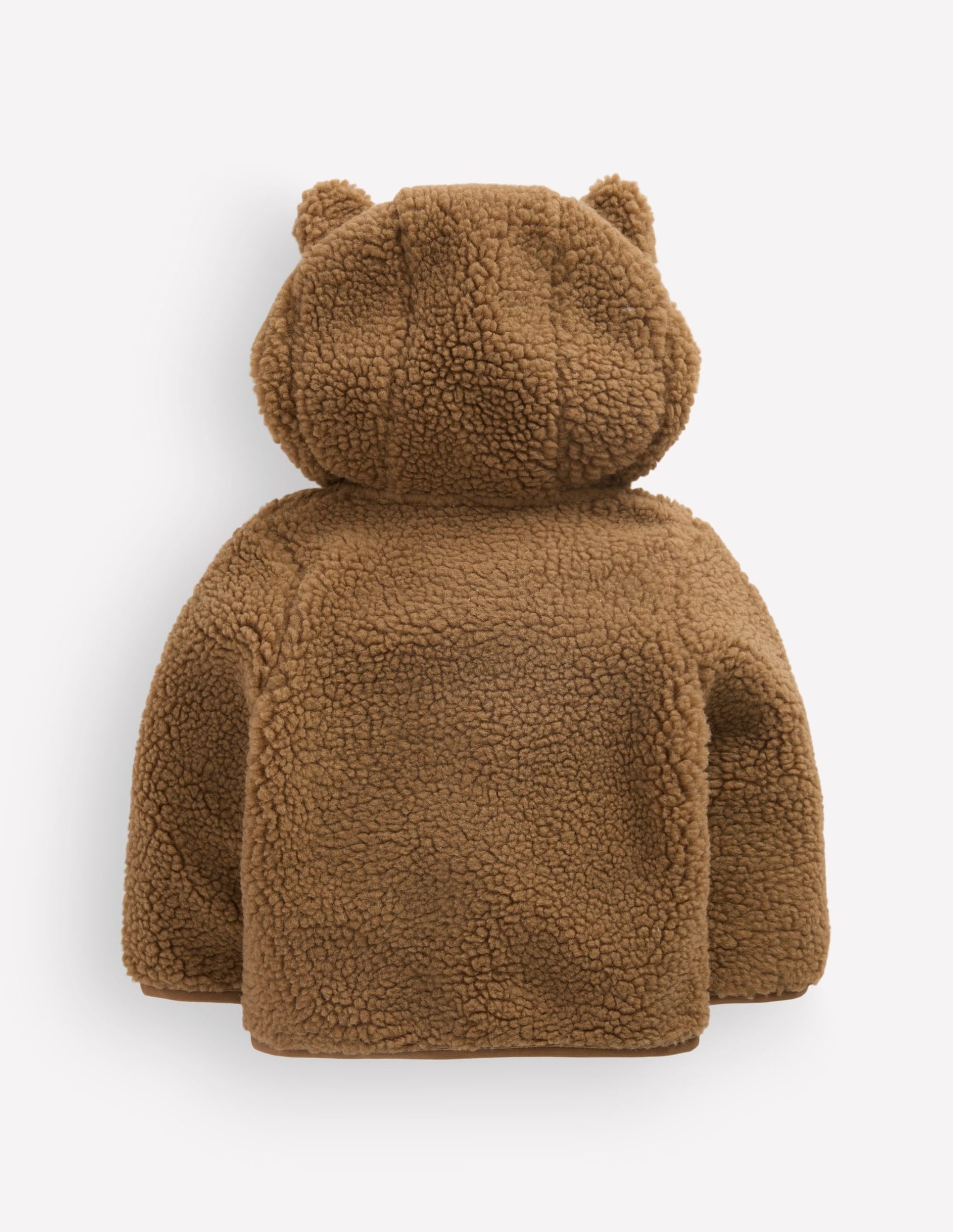 Novelty Cosy Borg Jacket-Brown Owl - Image 5