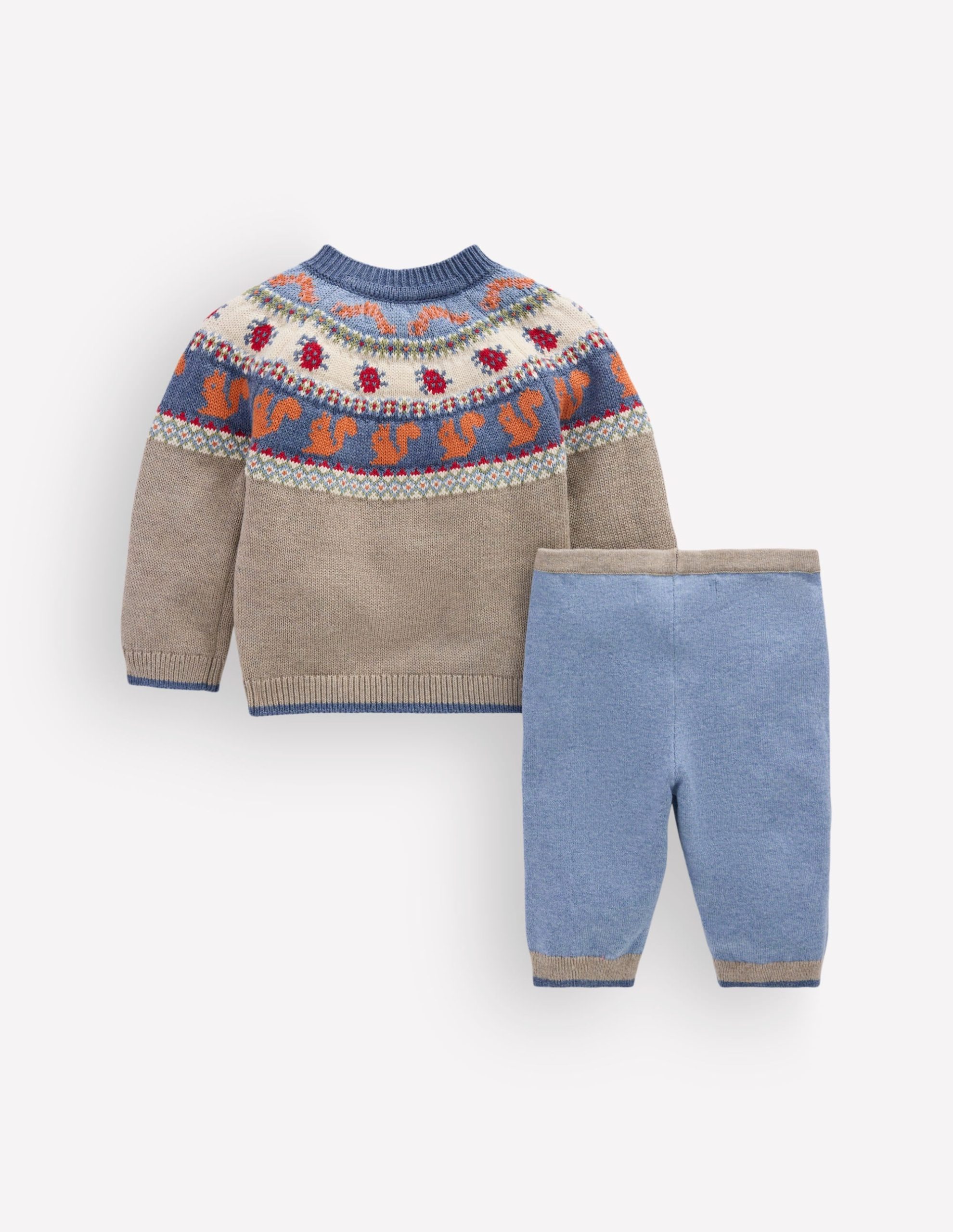 Fair Isle Knitted Play Set-Multi Woodland - Image 3