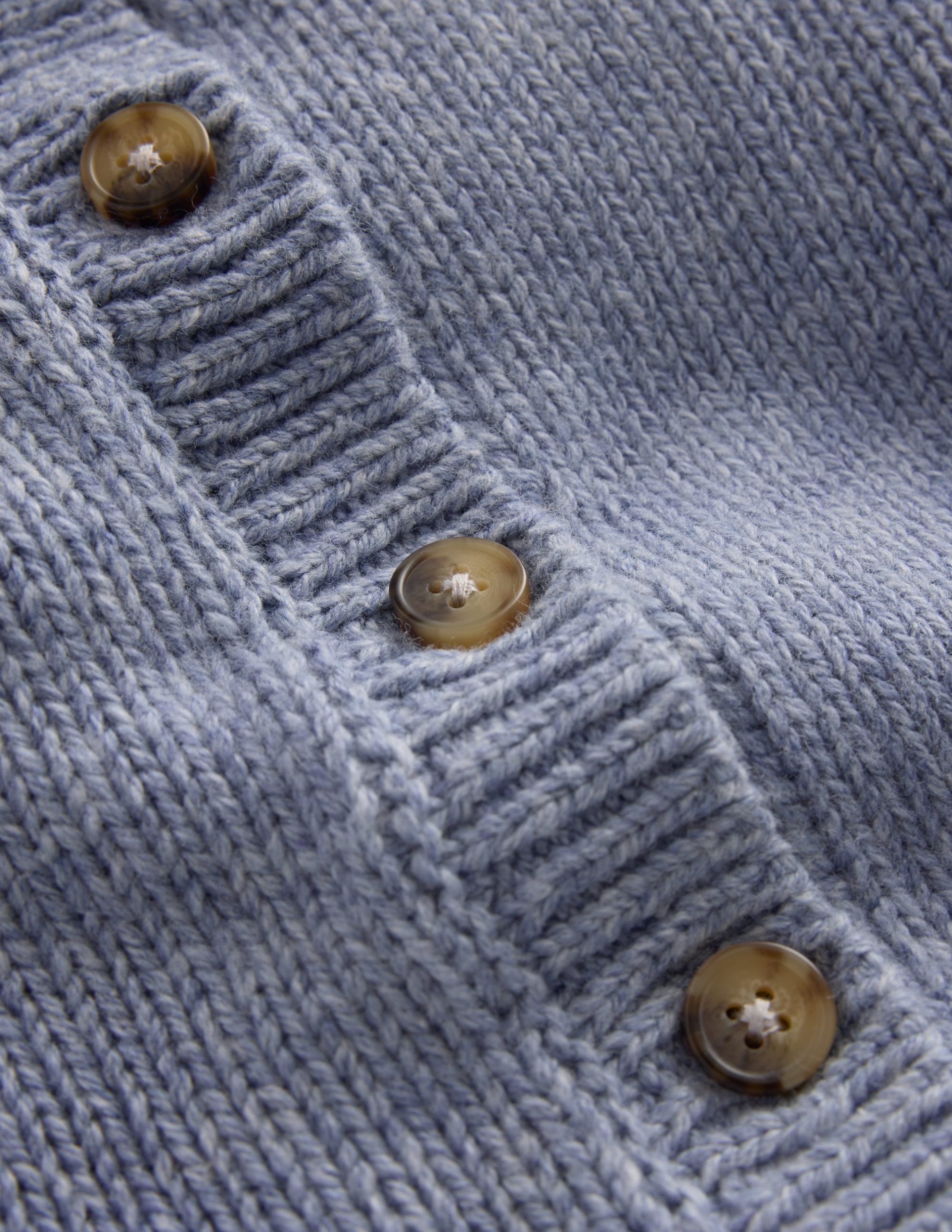 Chunky Cardigan-Glacier Blue Marl - Image 4