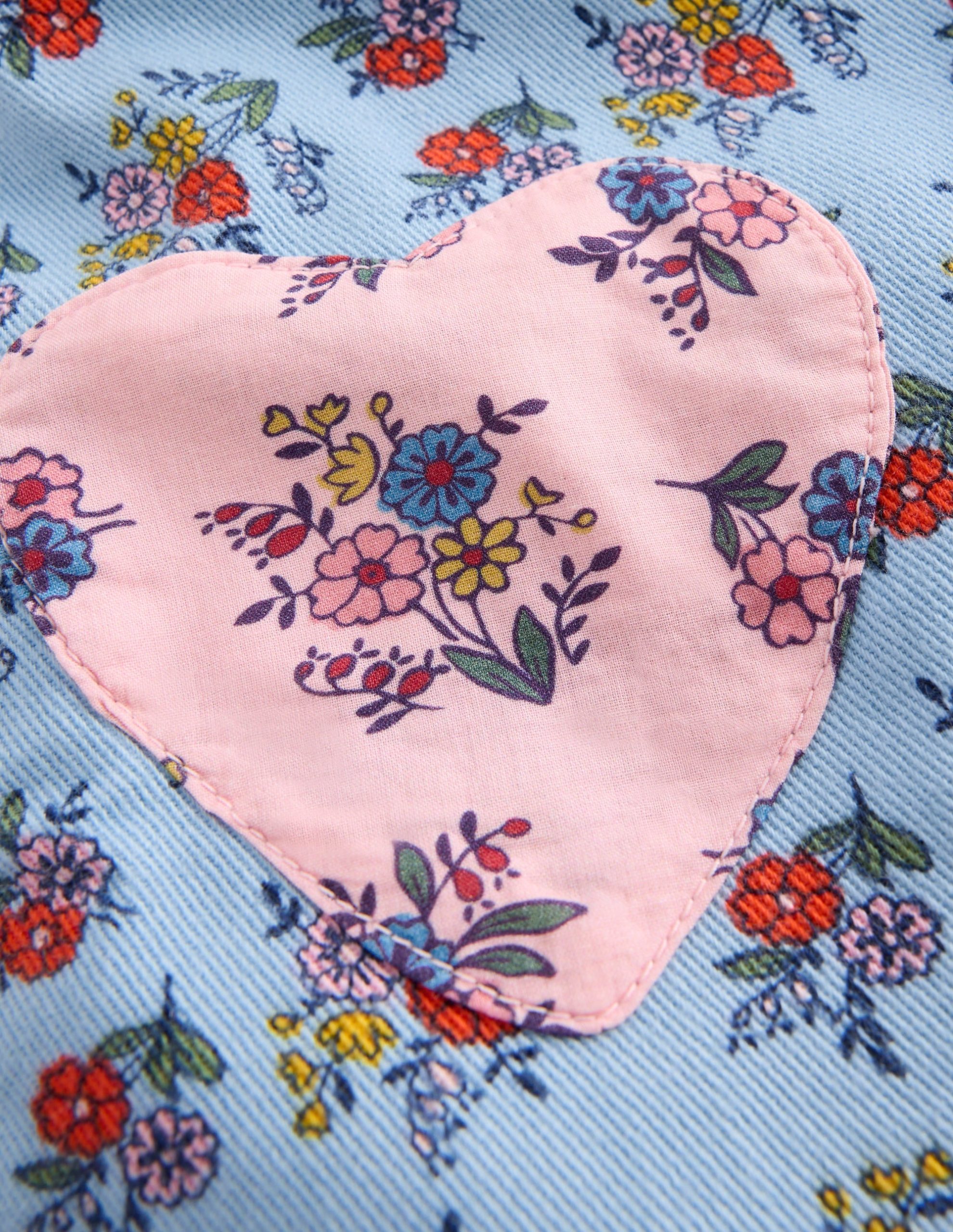 Woven Overalls Set-Blue Sprouting Garden - Image 3
