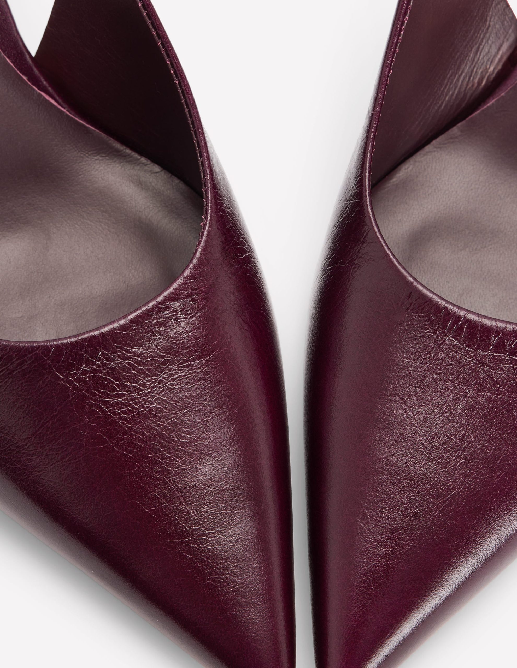Hope Slingback Heels-Wine - Image 5