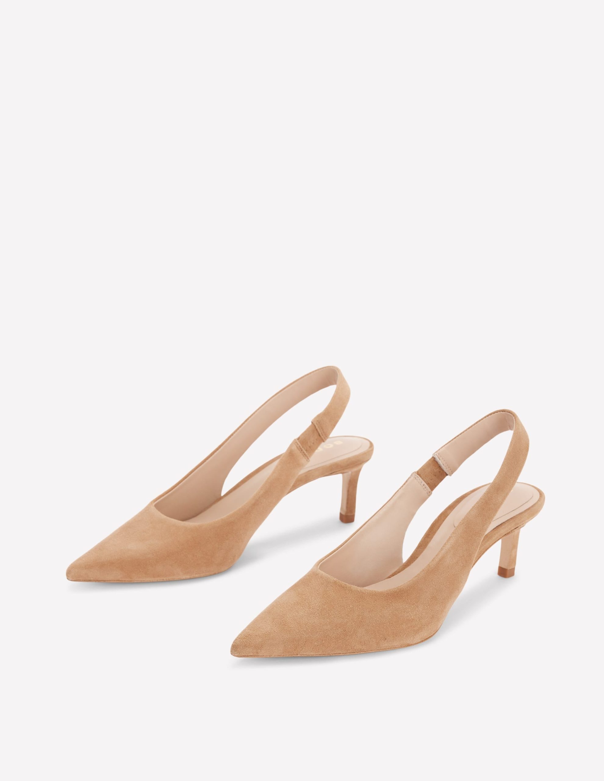 Hope Slingback Heels-Macchiato Suede - Image 4