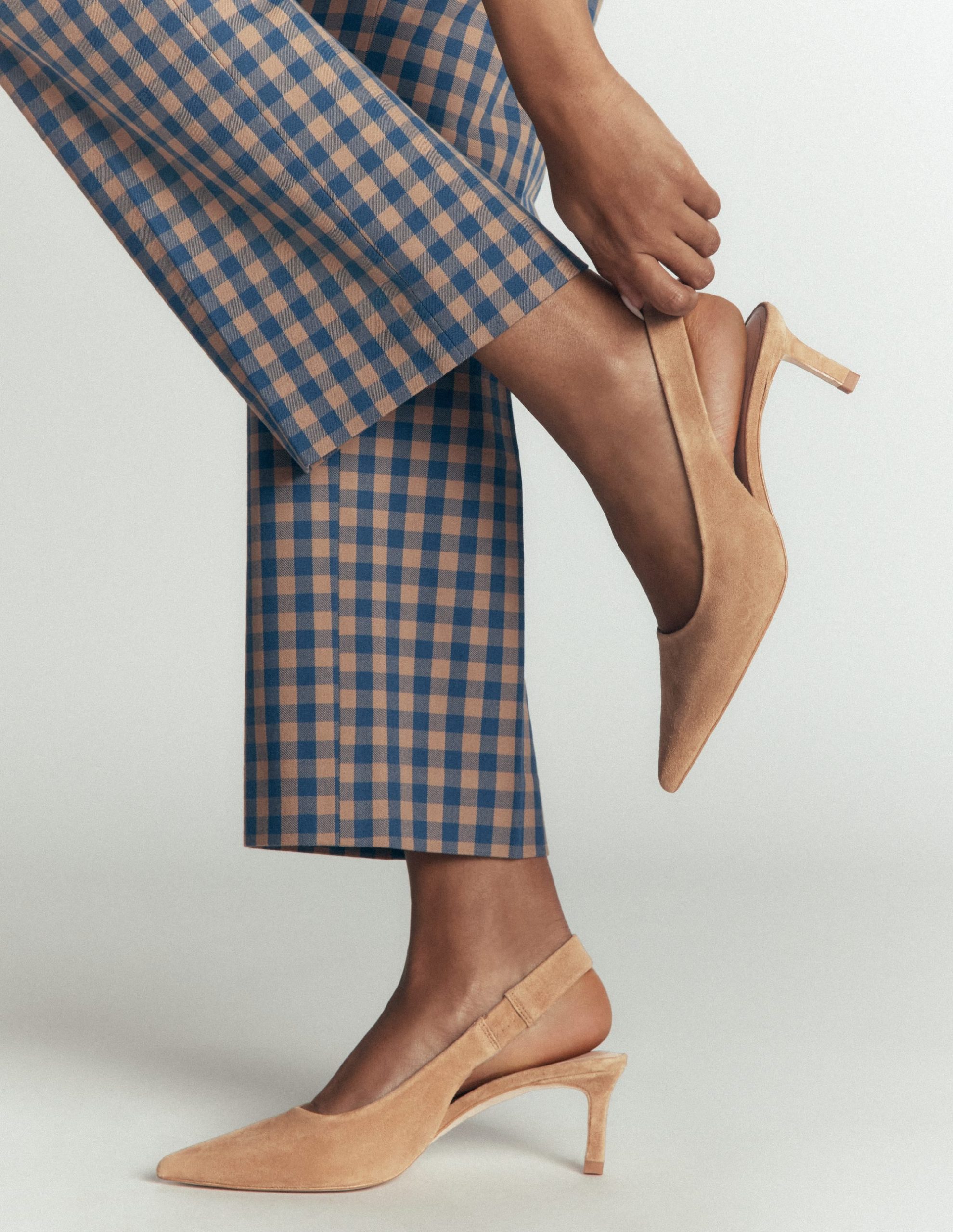 Hope Slingback Heels-Macchiato Suede - Image 3