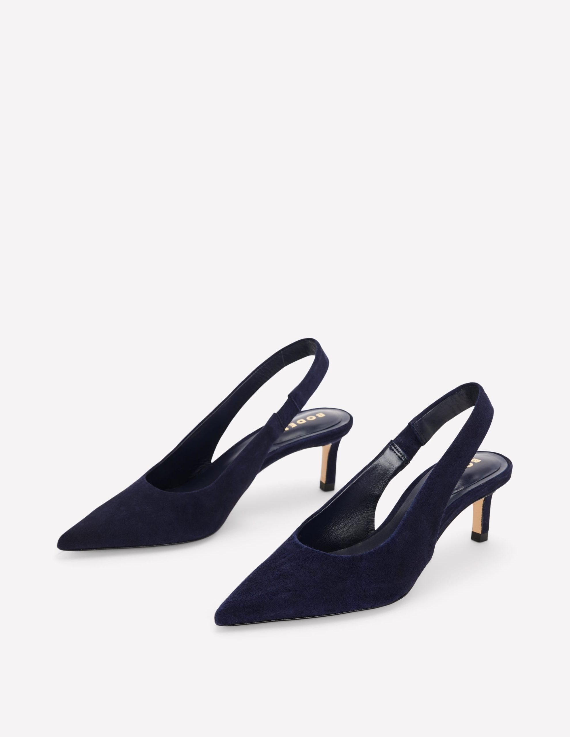 Hope Slingback Heels-Dark Navy - Image 3