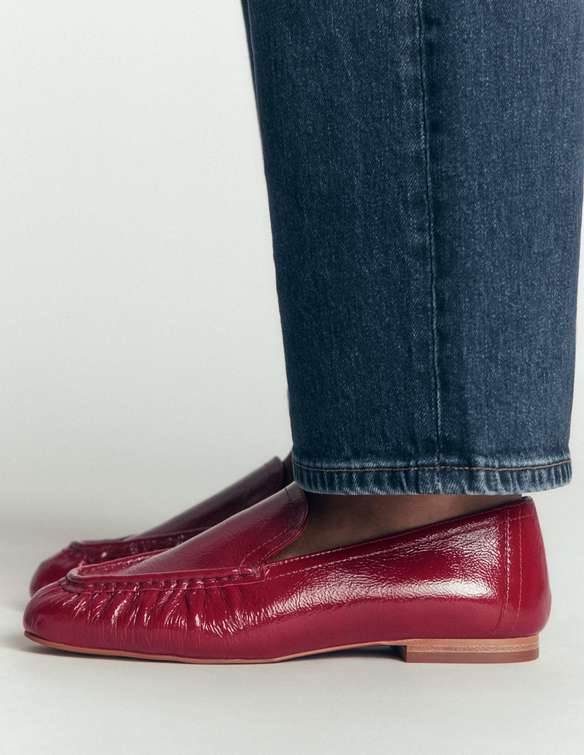 Dinah Everyday Flexi Loafers-Wine Patent - Image 2