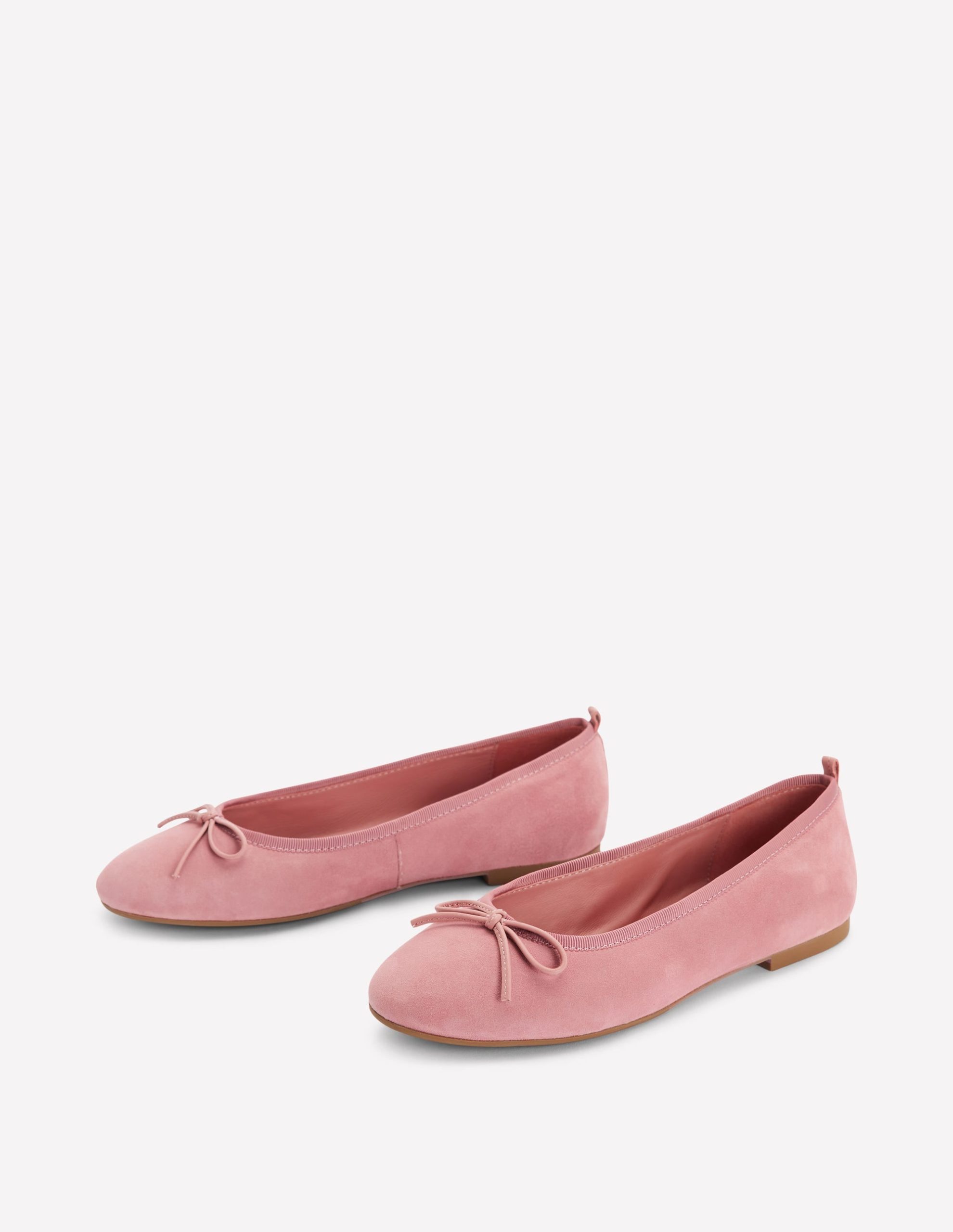 Patti Round Toe Ballet Flats-Blush - Image 3