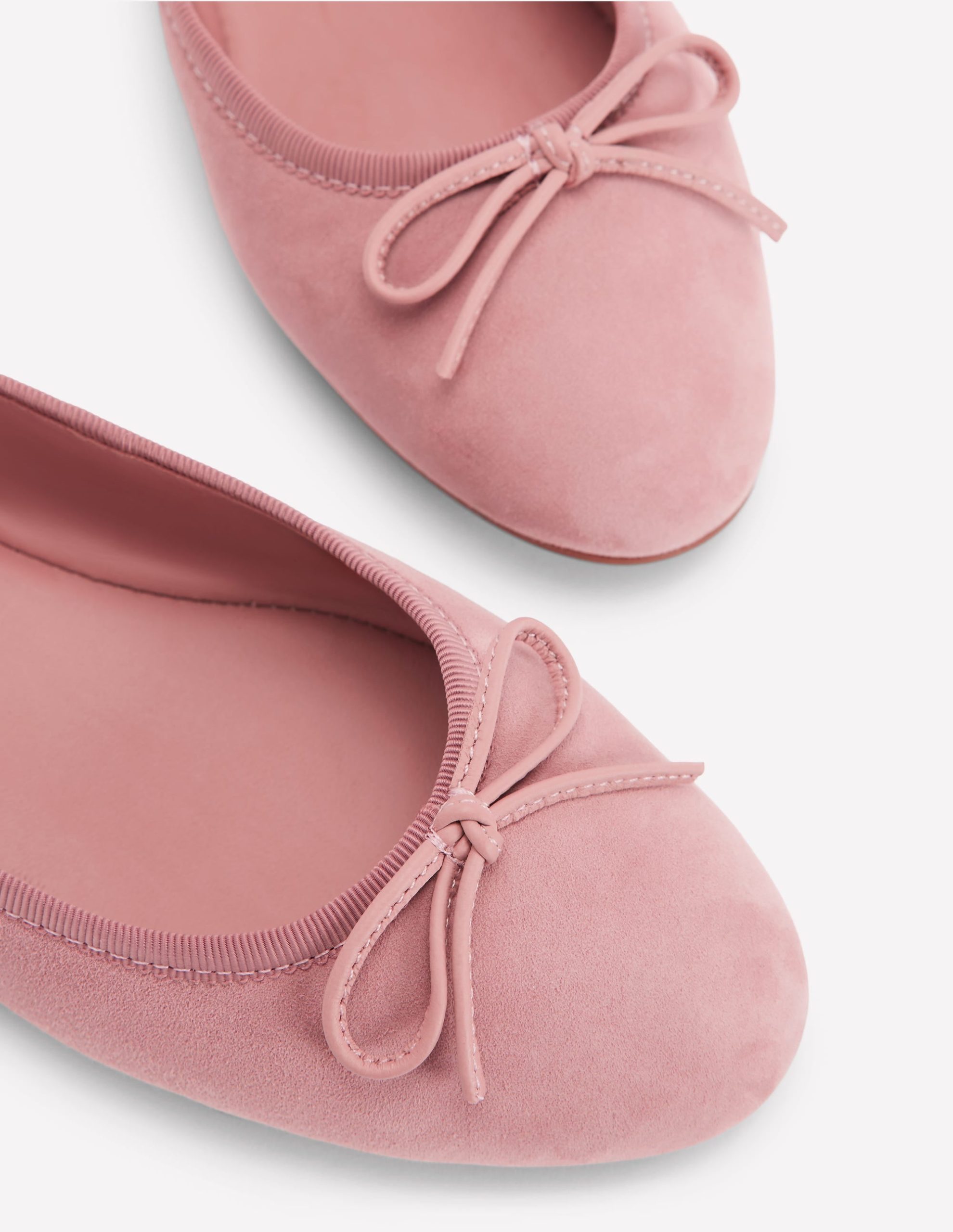 Patti Round Toe Ballet Flats-Blush - Image 4