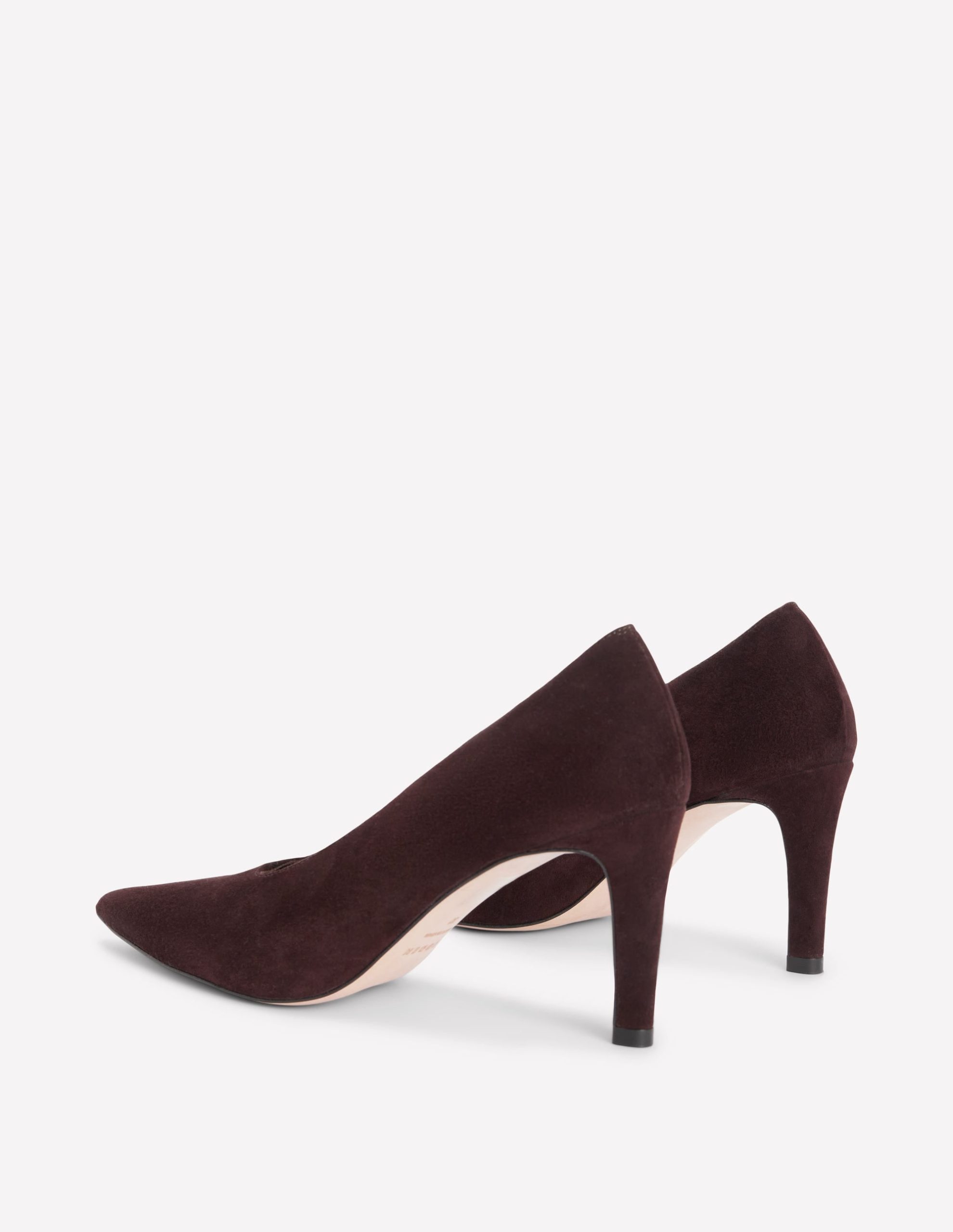 Pointed Court Shoes-Chocolate - Image 5