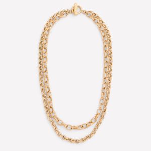 Chain Layer Necklace-Gold