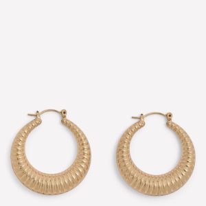 Large Hoops-Gold