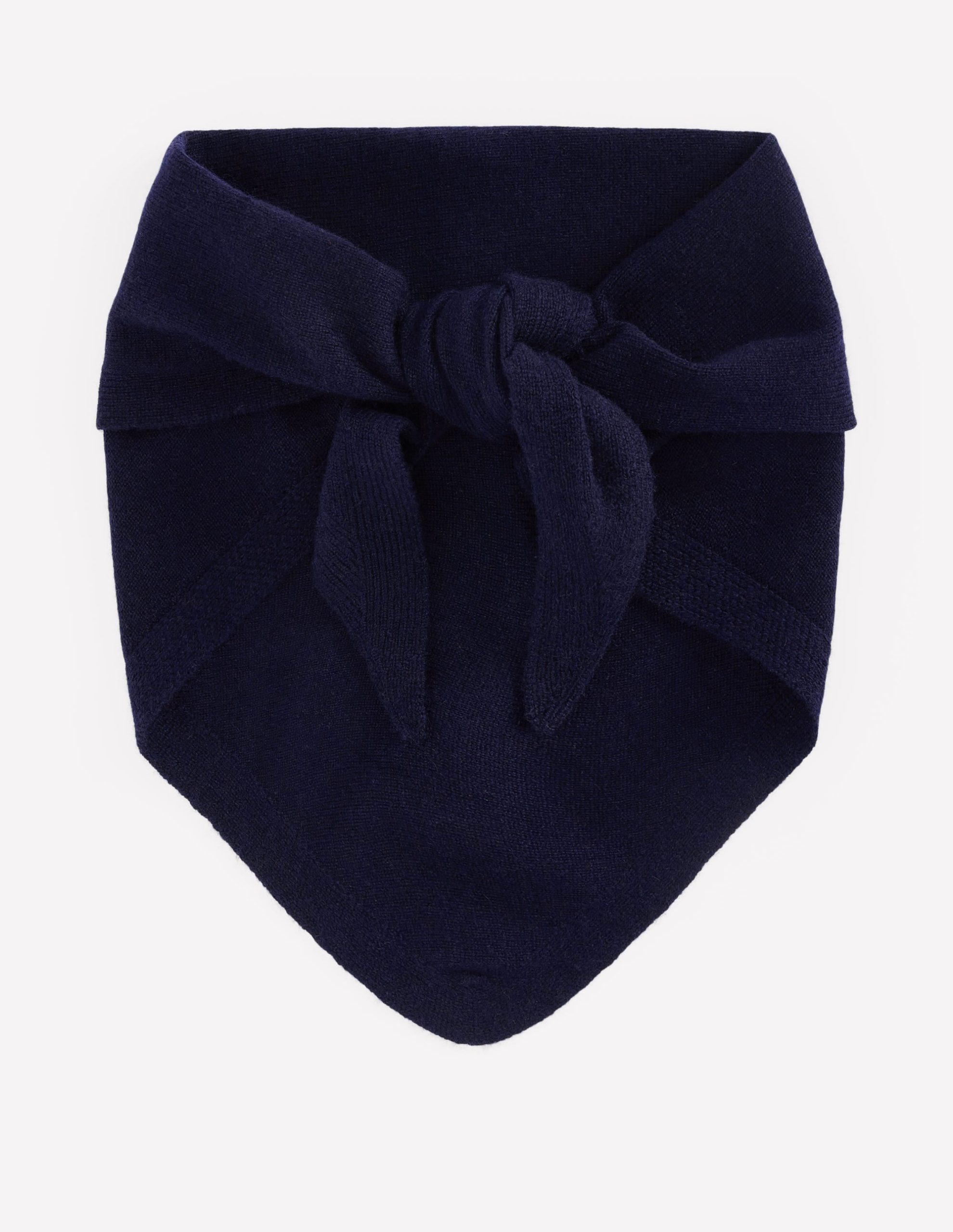 Cashmere Neckerchief-Navy