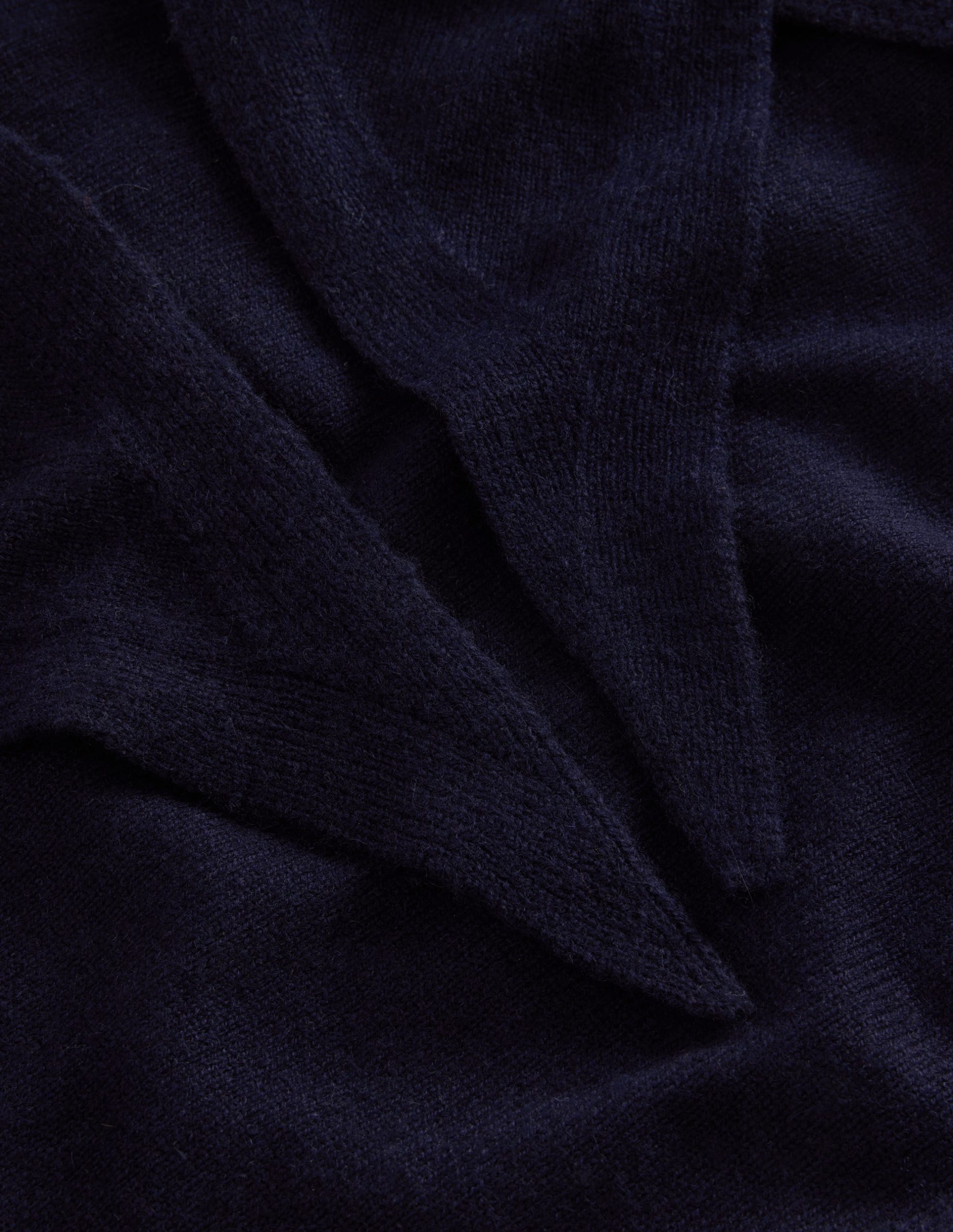 Cashmere Neckerchief-Navy - Image 3