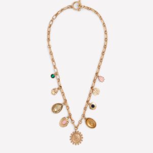 Eclectic Charm Necklace-Gold