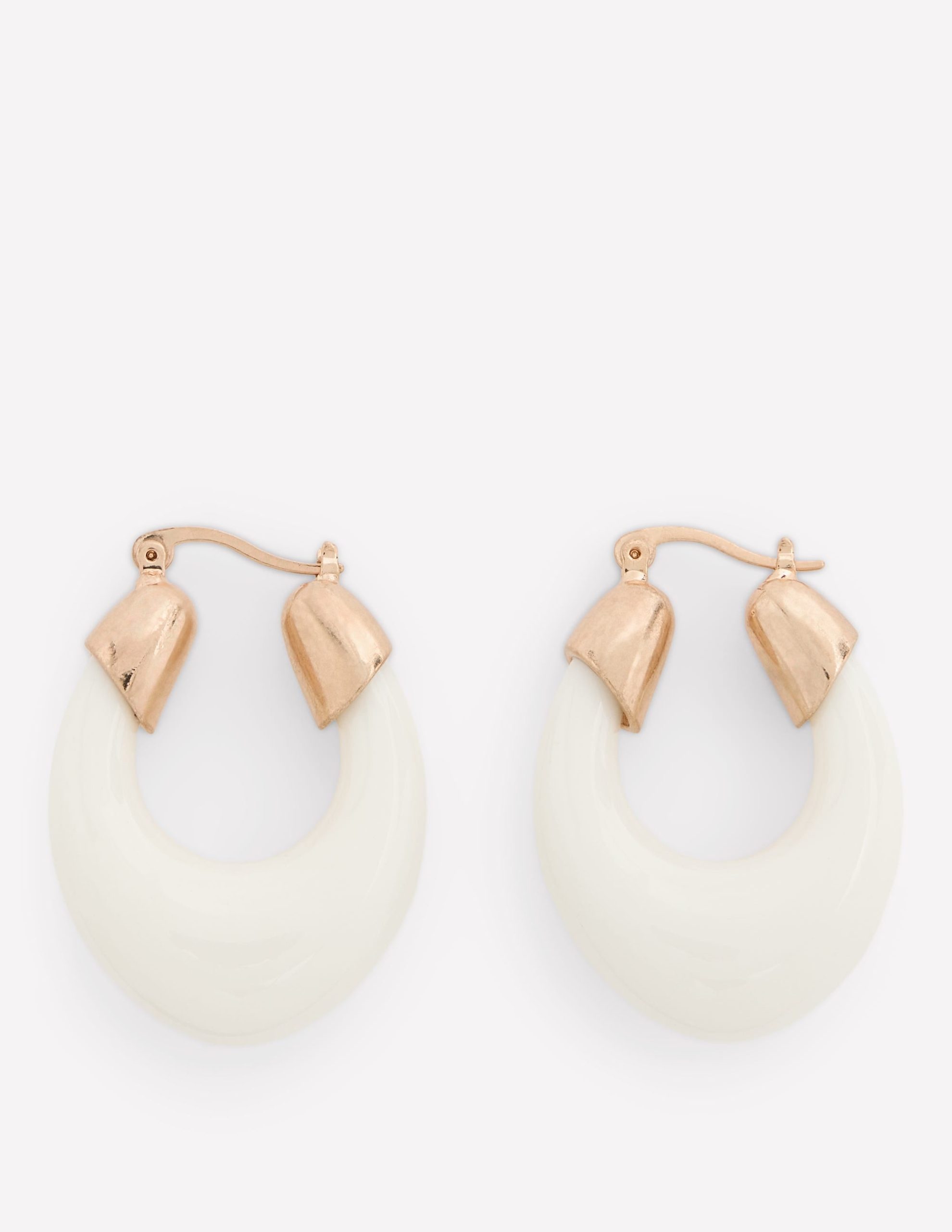 Curved Resin Hoops-Ivory