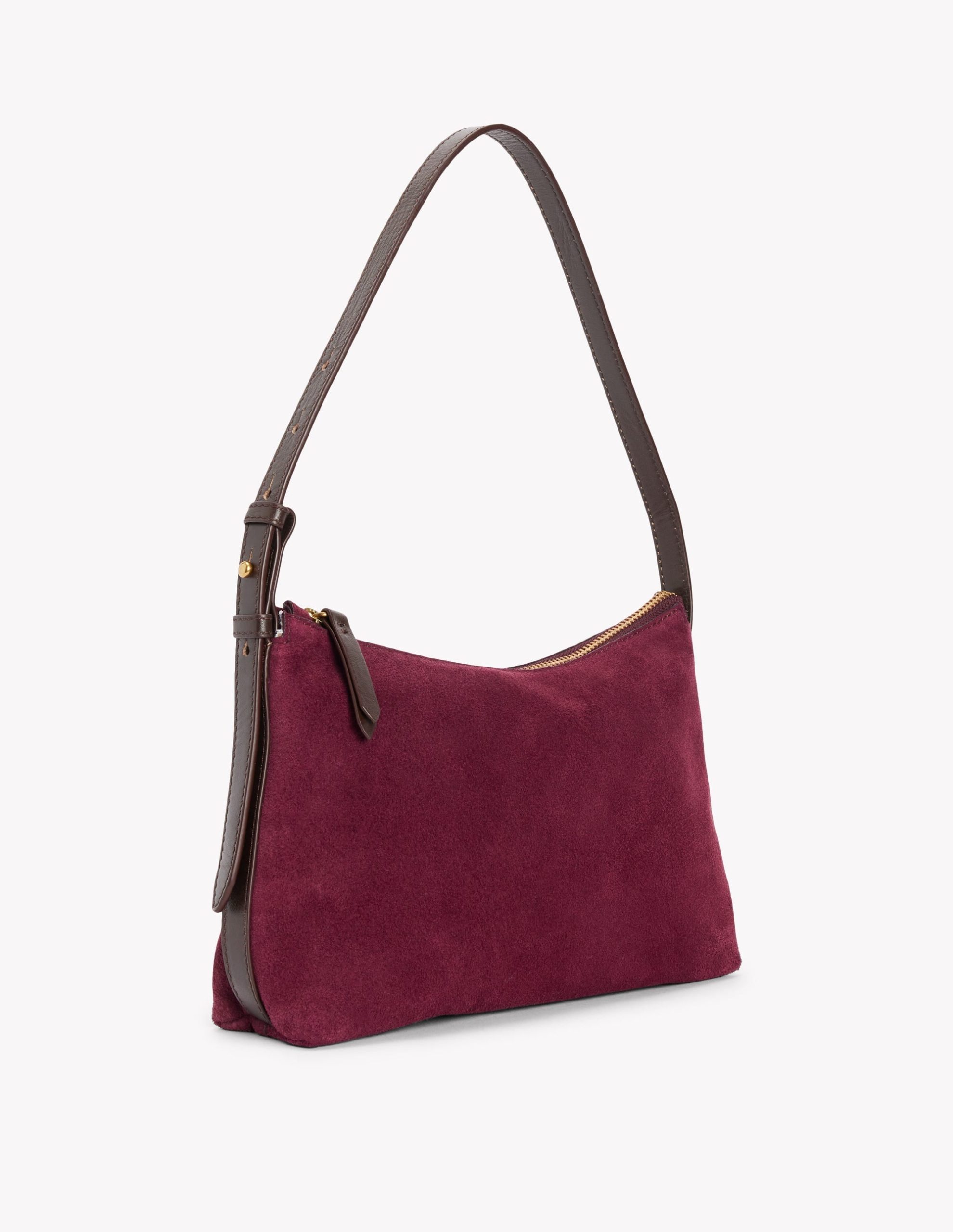 Allegra Slouchy Small Bag-Burgundy - Image 3