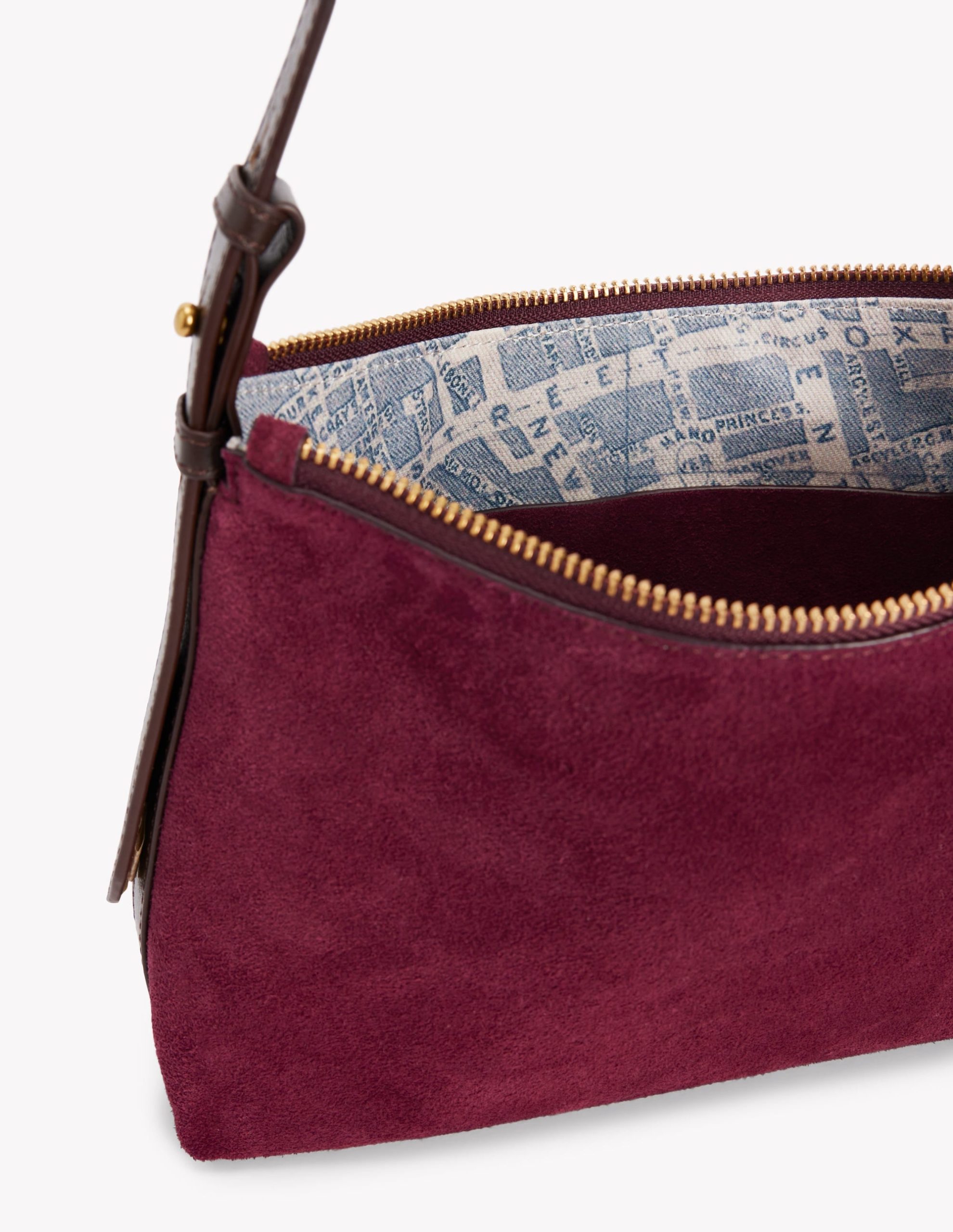 Allegra Slouchy Small Bag-Burgundy - Image 5
