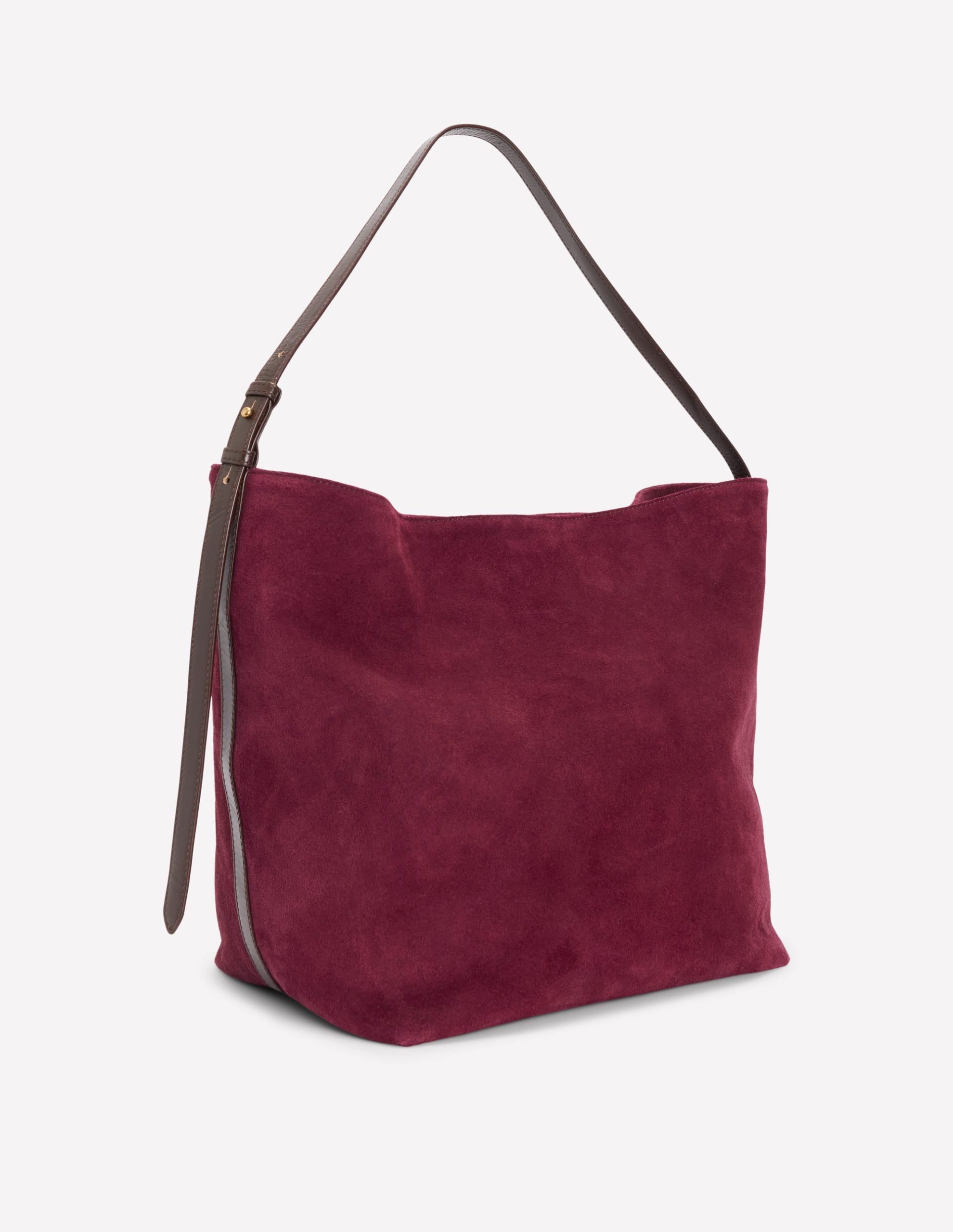 Allegra Medium Slouchy Tote-Burgundy - Image 4
