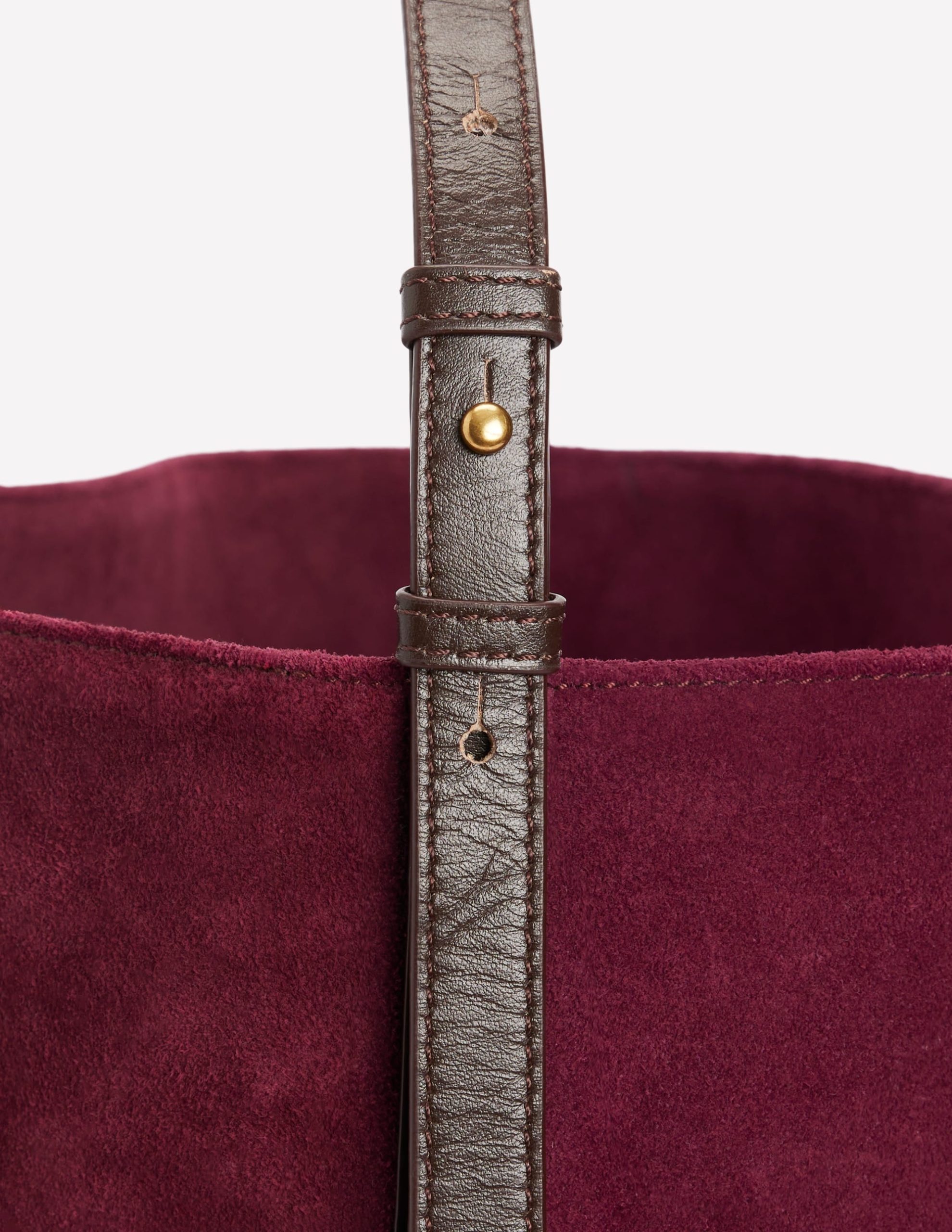 Allegra Medium Slouchy Tote-Burgundy - Image 5