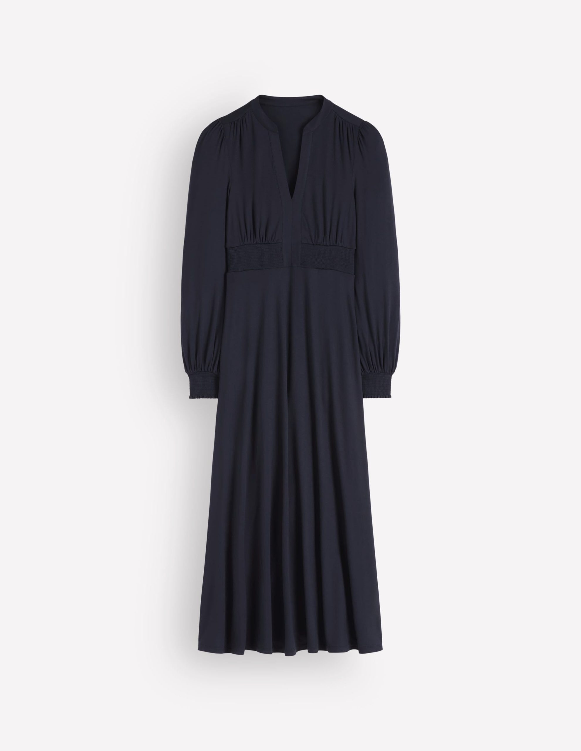 Georgia Jersey Midi Dress-Navy - Image 6
