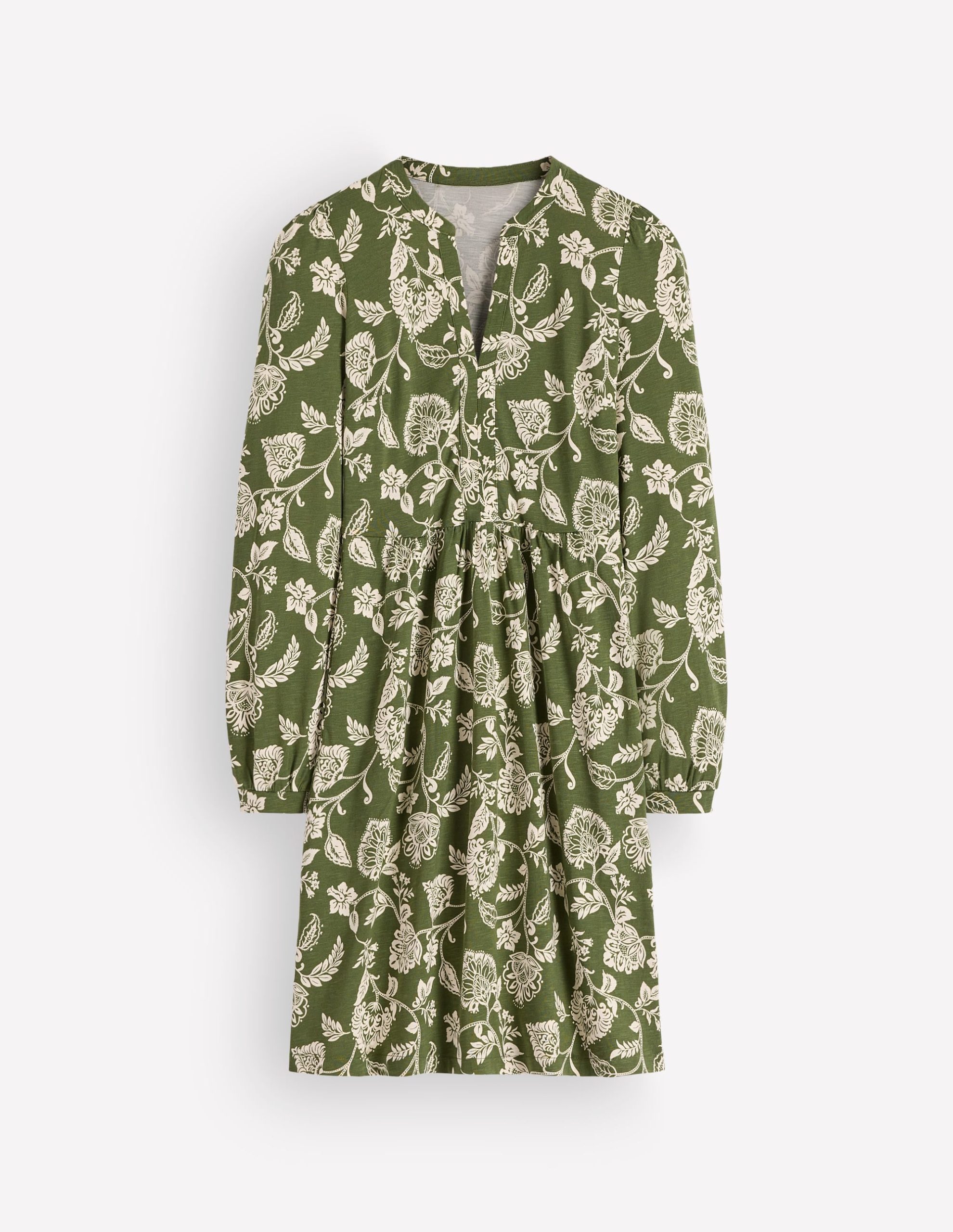 Naomi Relaxed Jersey Dress-Forest Green. Planted Meadows - Image 6