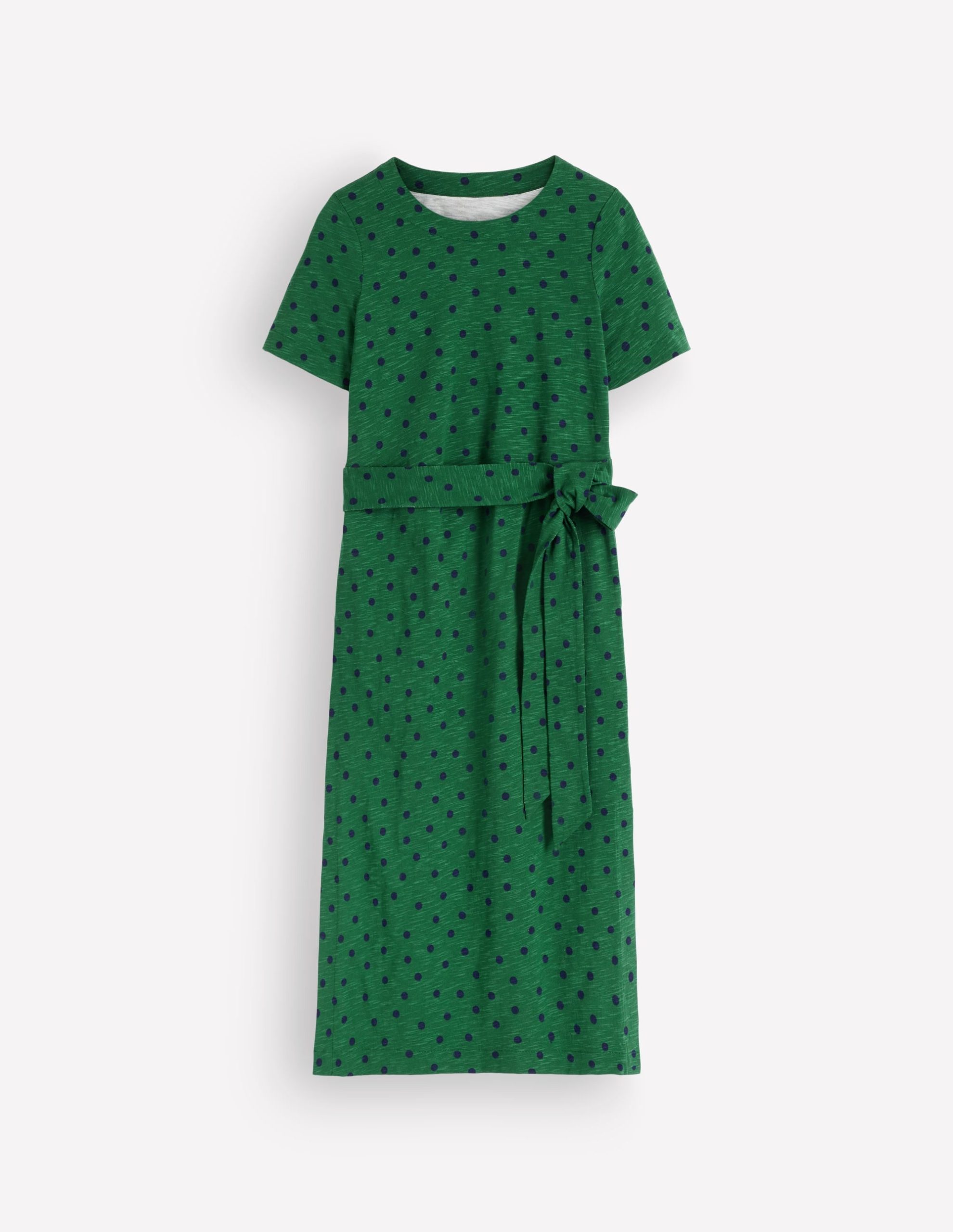 T-Shirt Jersey Midi Dress-Hunter Green. Boden Spot - Image 6