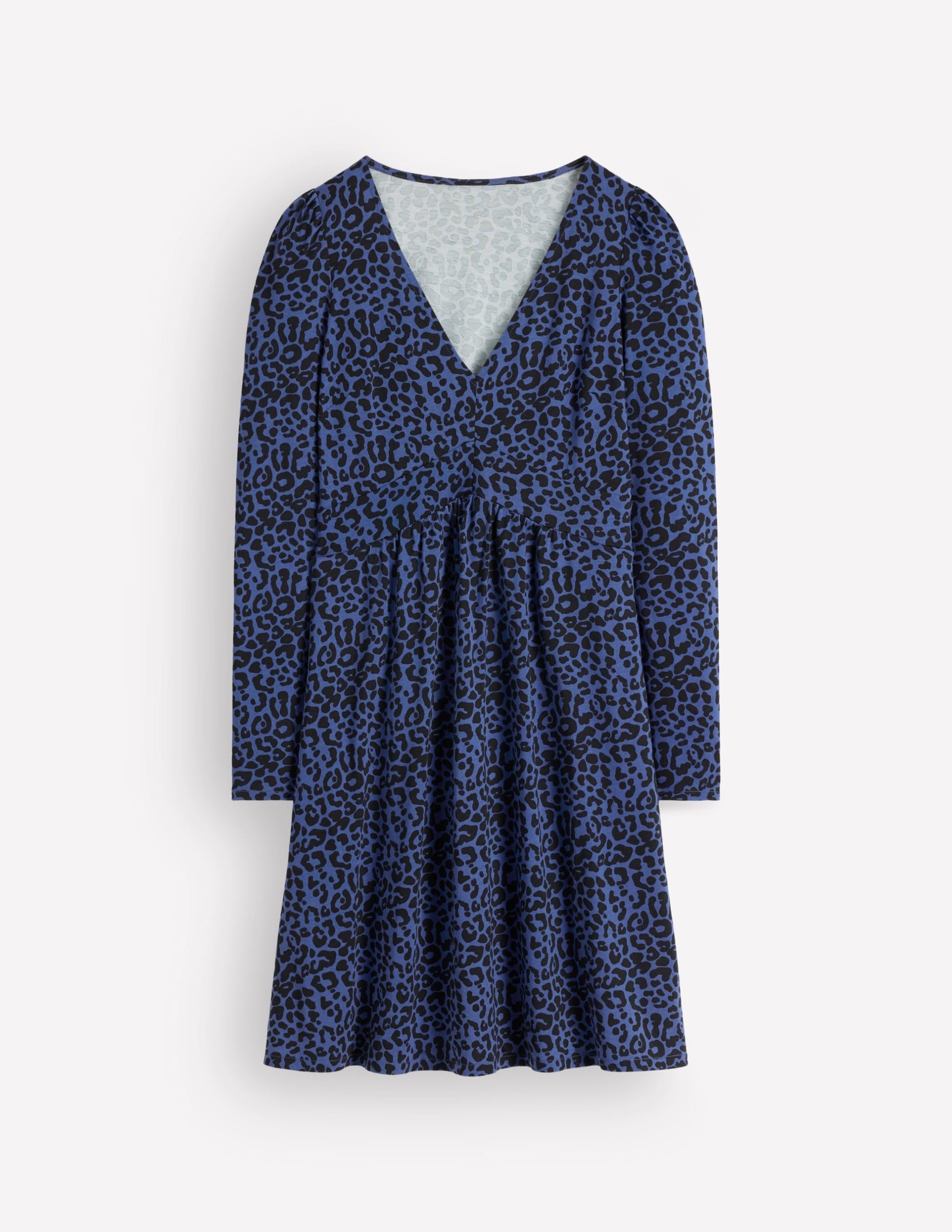 Briony Jersey Short Dress-Zodiac Purple. Leopard Fields - Image 5