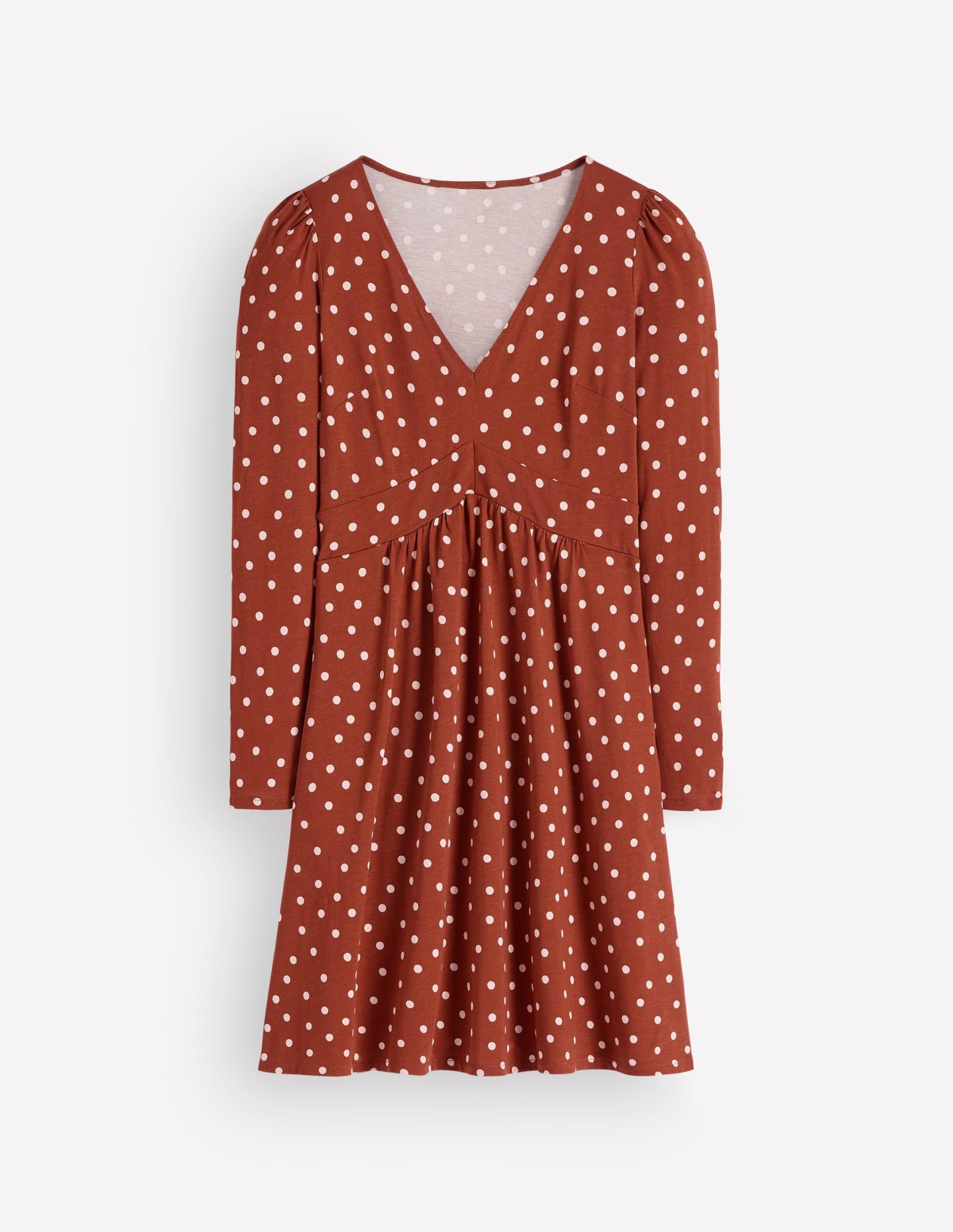 Briony Jersey Short Dress-Arabian Spice. Boden Spot - Image 6