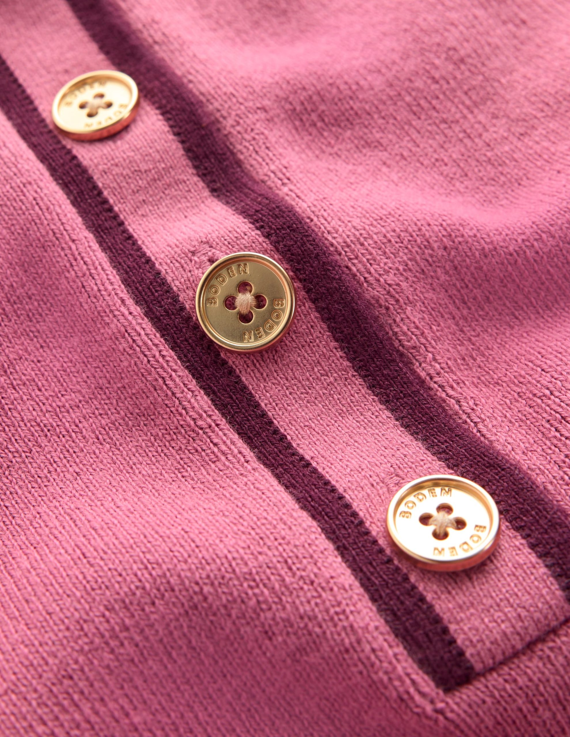 Liz Henley Sweater-Pink Heather - Image 5