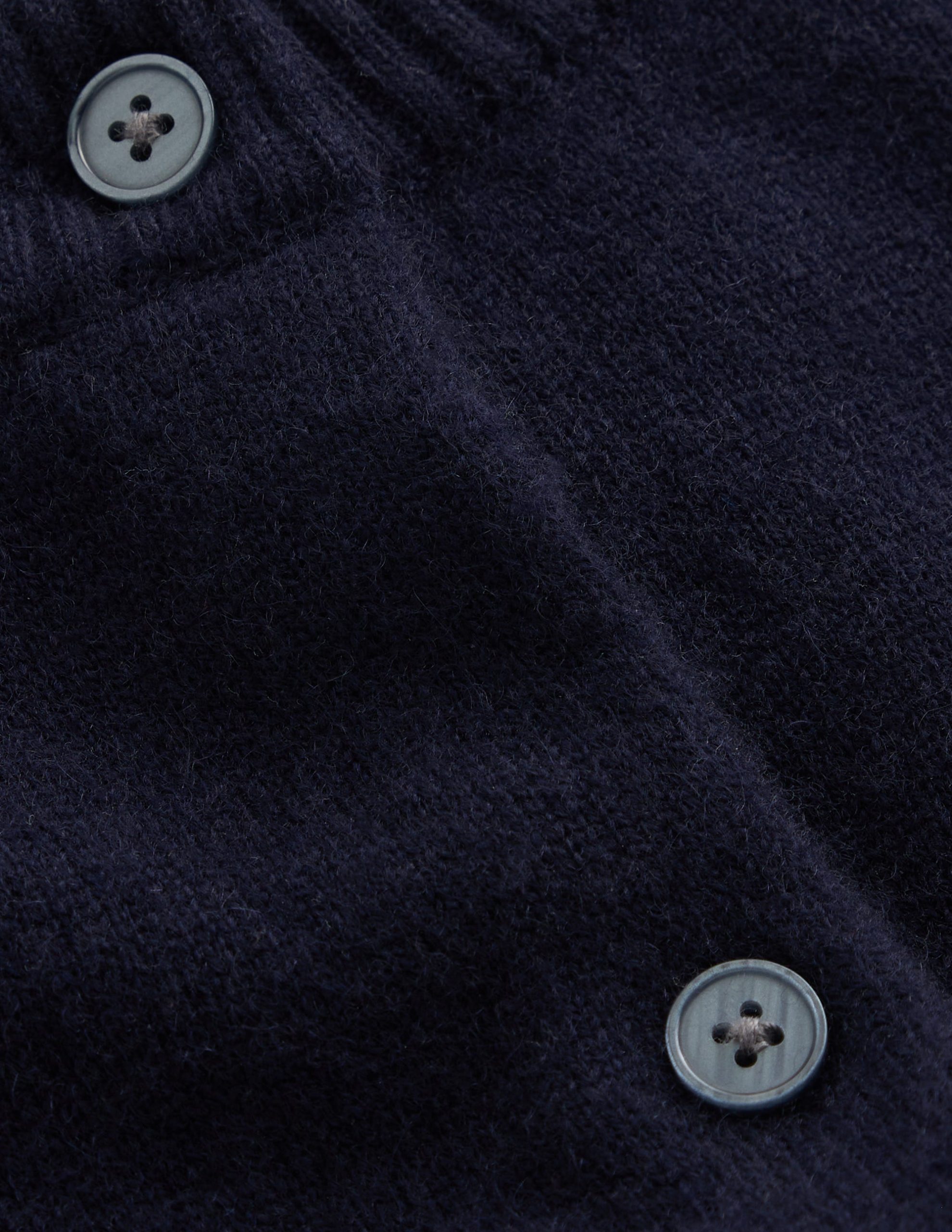 Elsie Cashmere Crew Cardigan-Navy - Image 6
