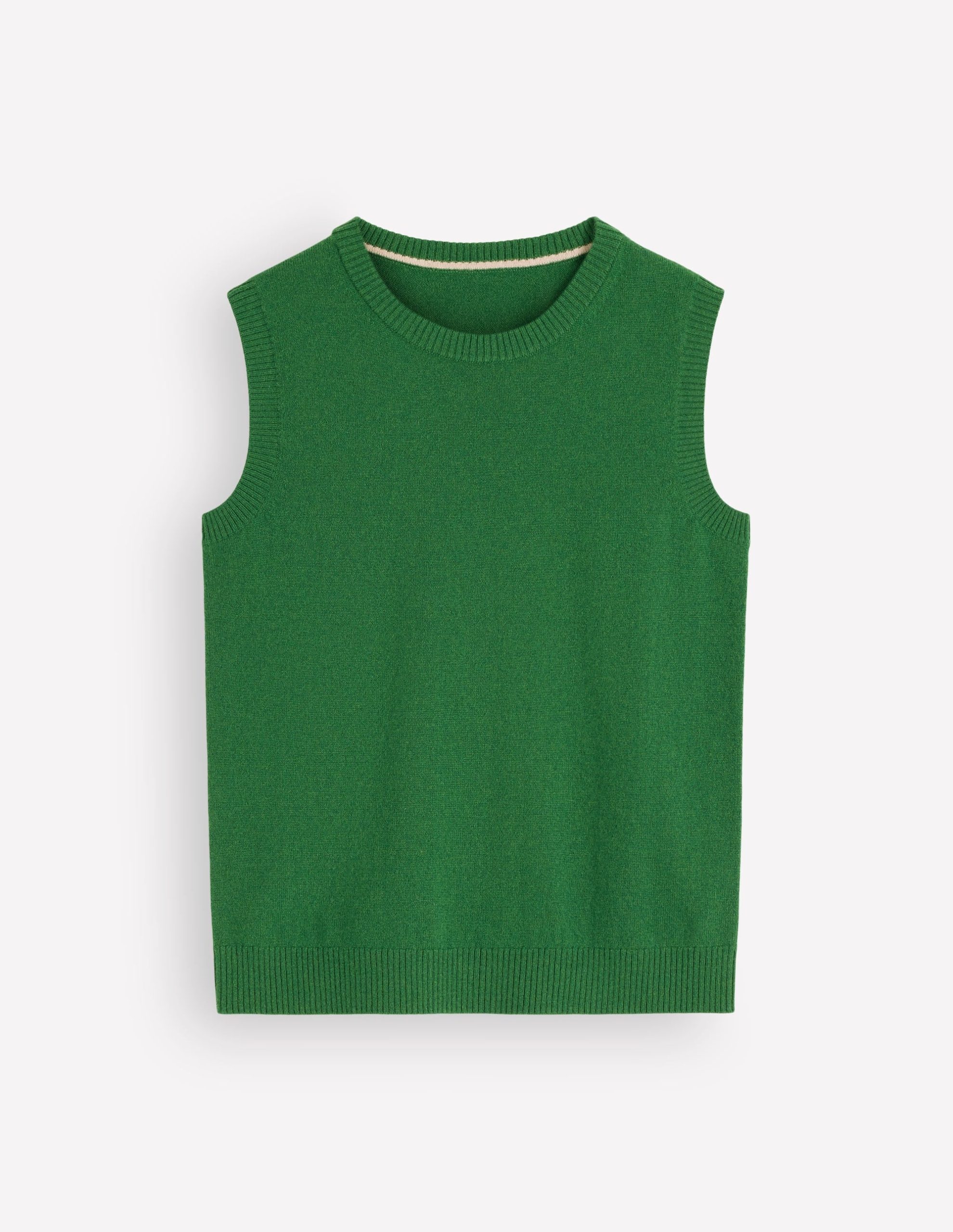 Elsie Cashmere Tank-Fresh Green - Image 6