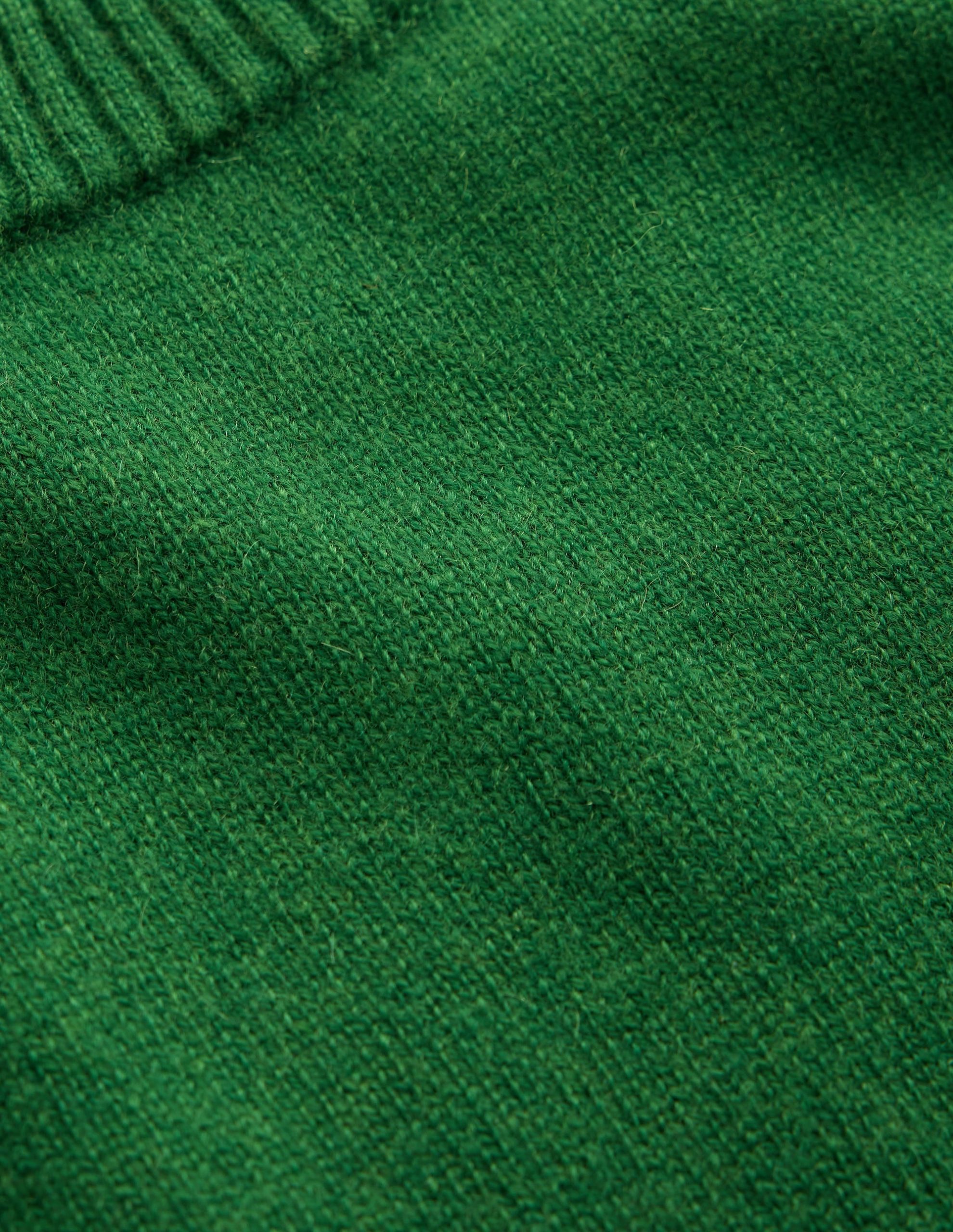 Elsie Cashmere Crew T-shirt-Fresh Green - Image 6