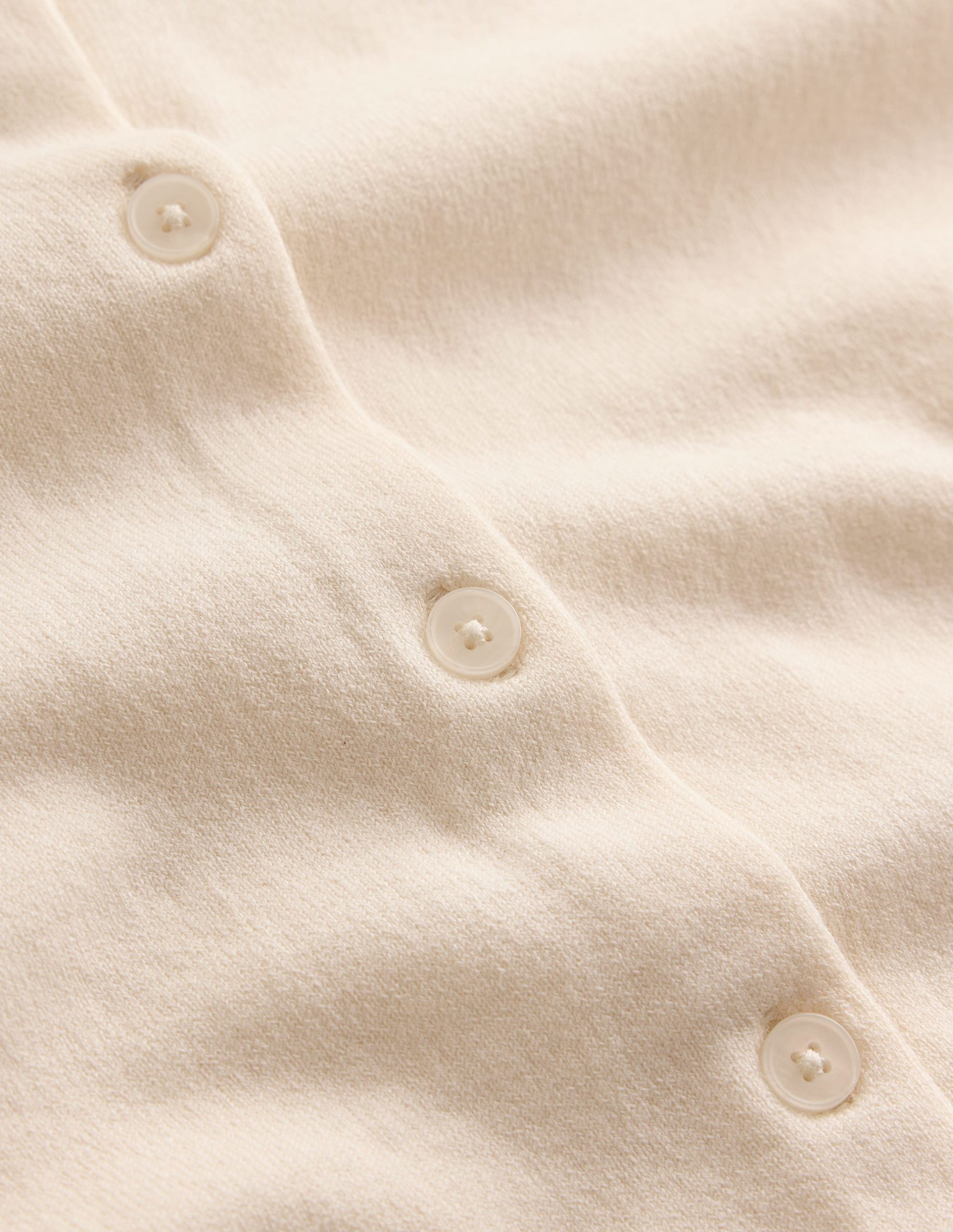 Camilla Cotton Crew Cardigan-Ivory - Image 8