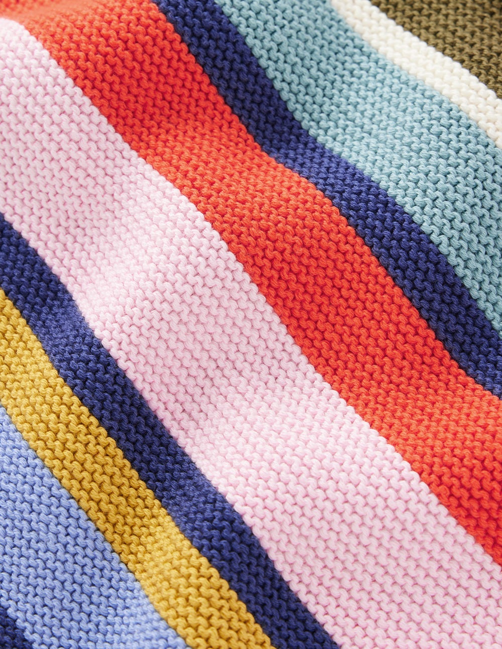 Textured Stitch Jumper-Multi Stripe - Image 8