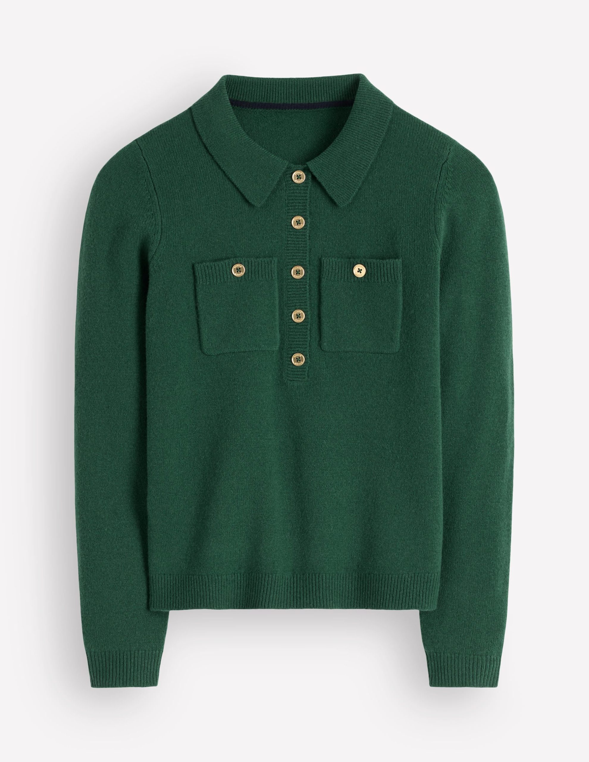 Marianne Merino Wool Sweater-Hunter Green - Image 5