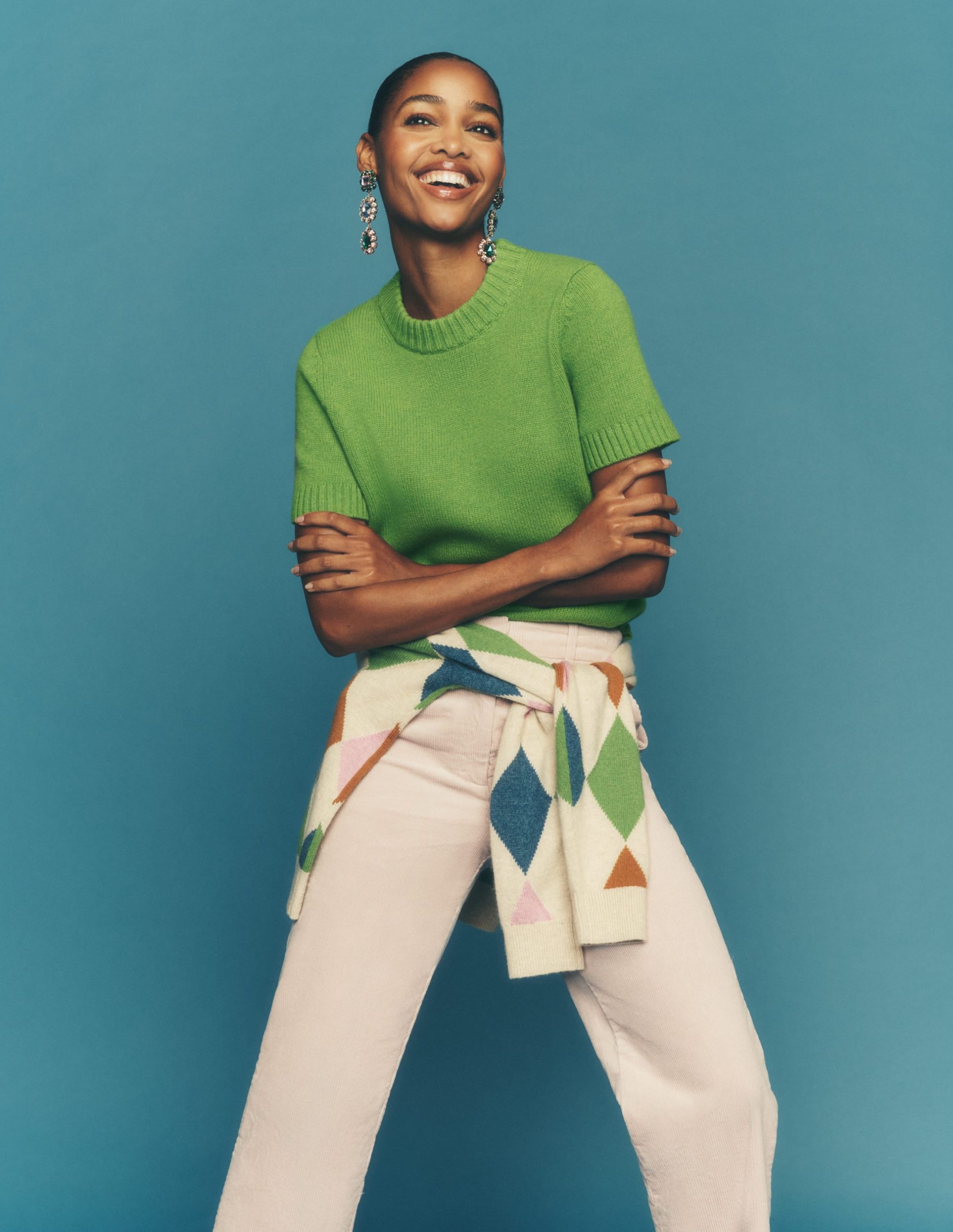 Marta Merino Wool T-shirt-Juicy Apple - Image 6
