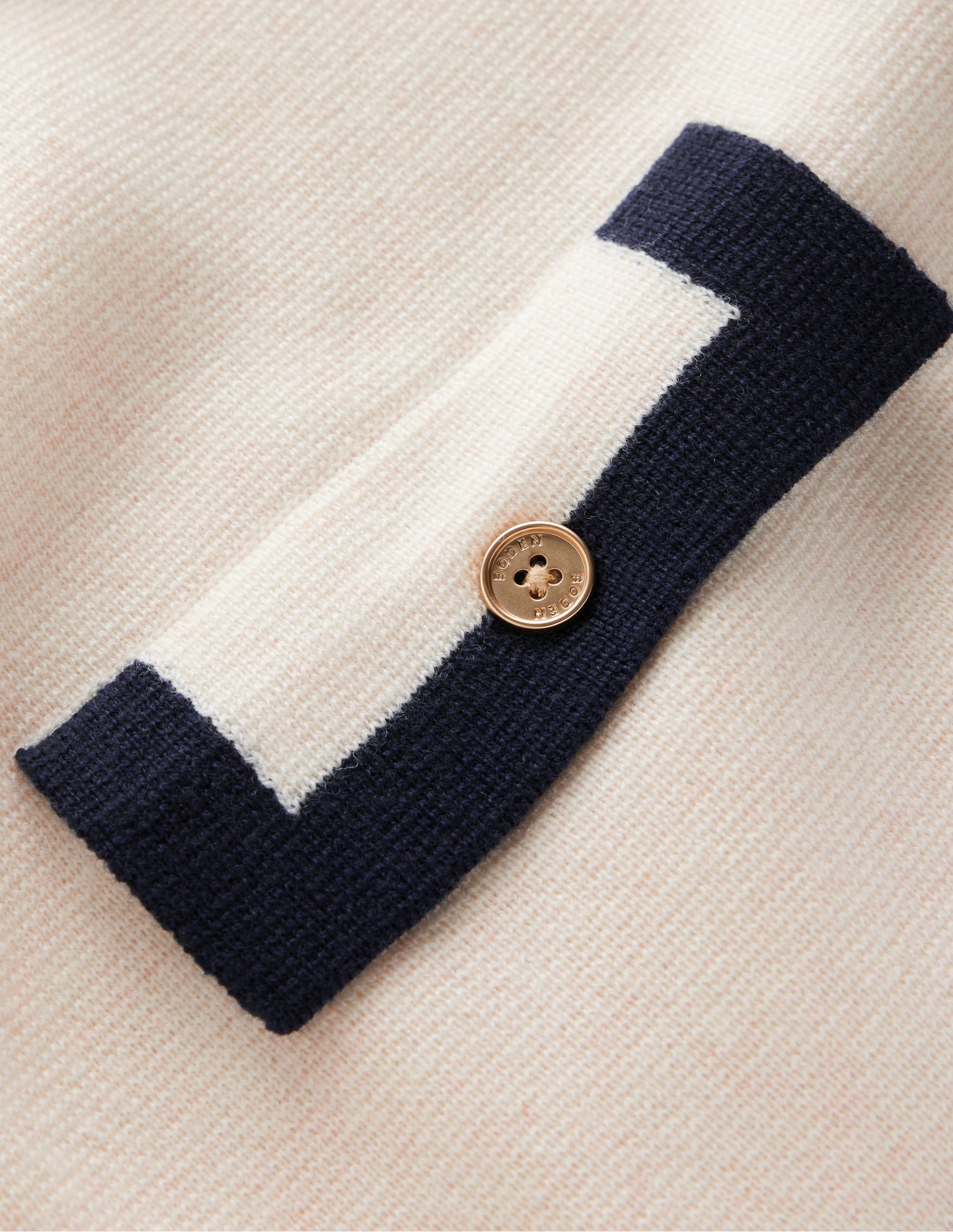 Elizabeth Bow Knitted Jacket-Warm Ivory - Image 7