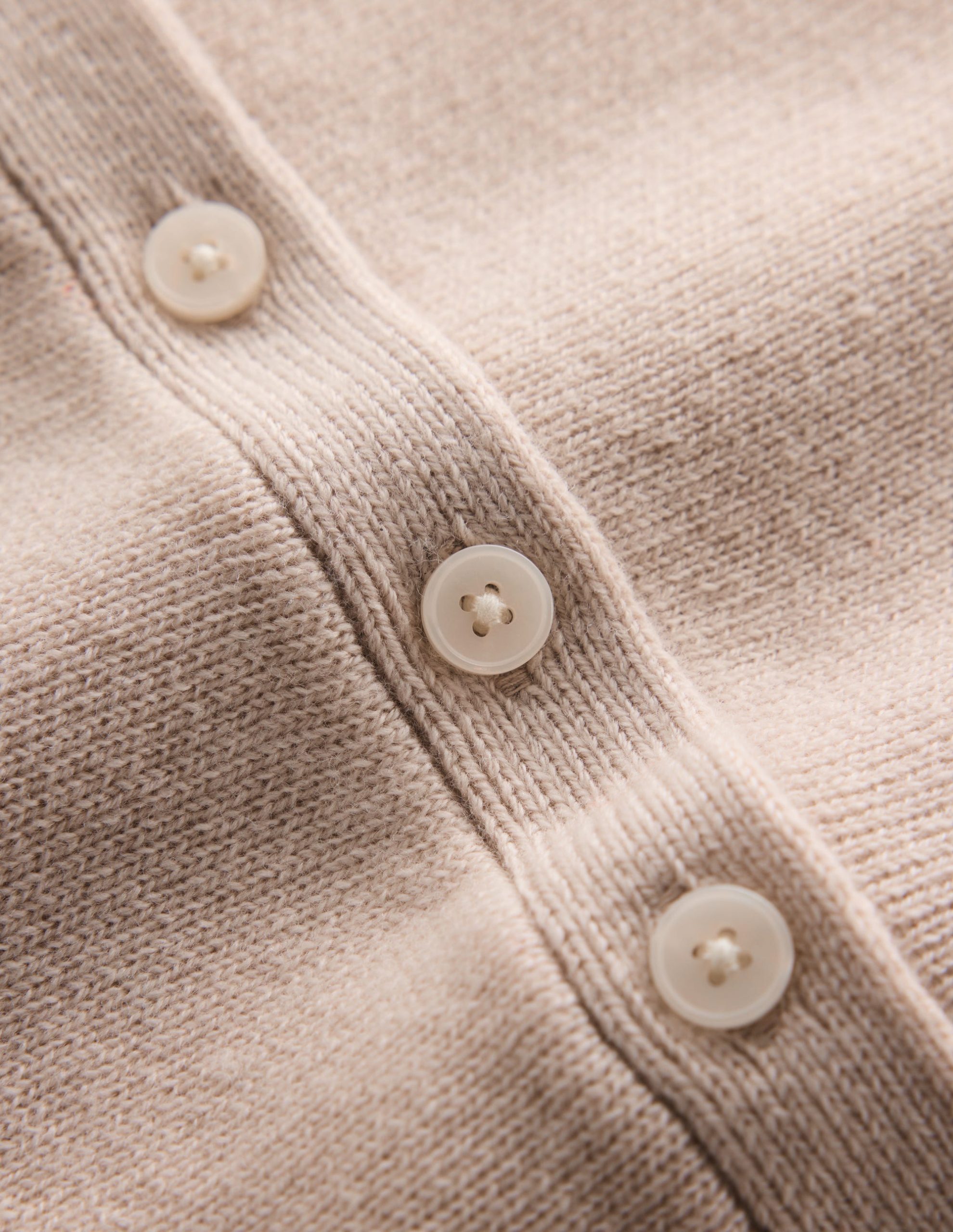Fitted Wool Peplum Cardigan-Ivory - Image 6