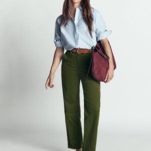 Canonbury Cord Pants-Forest Green